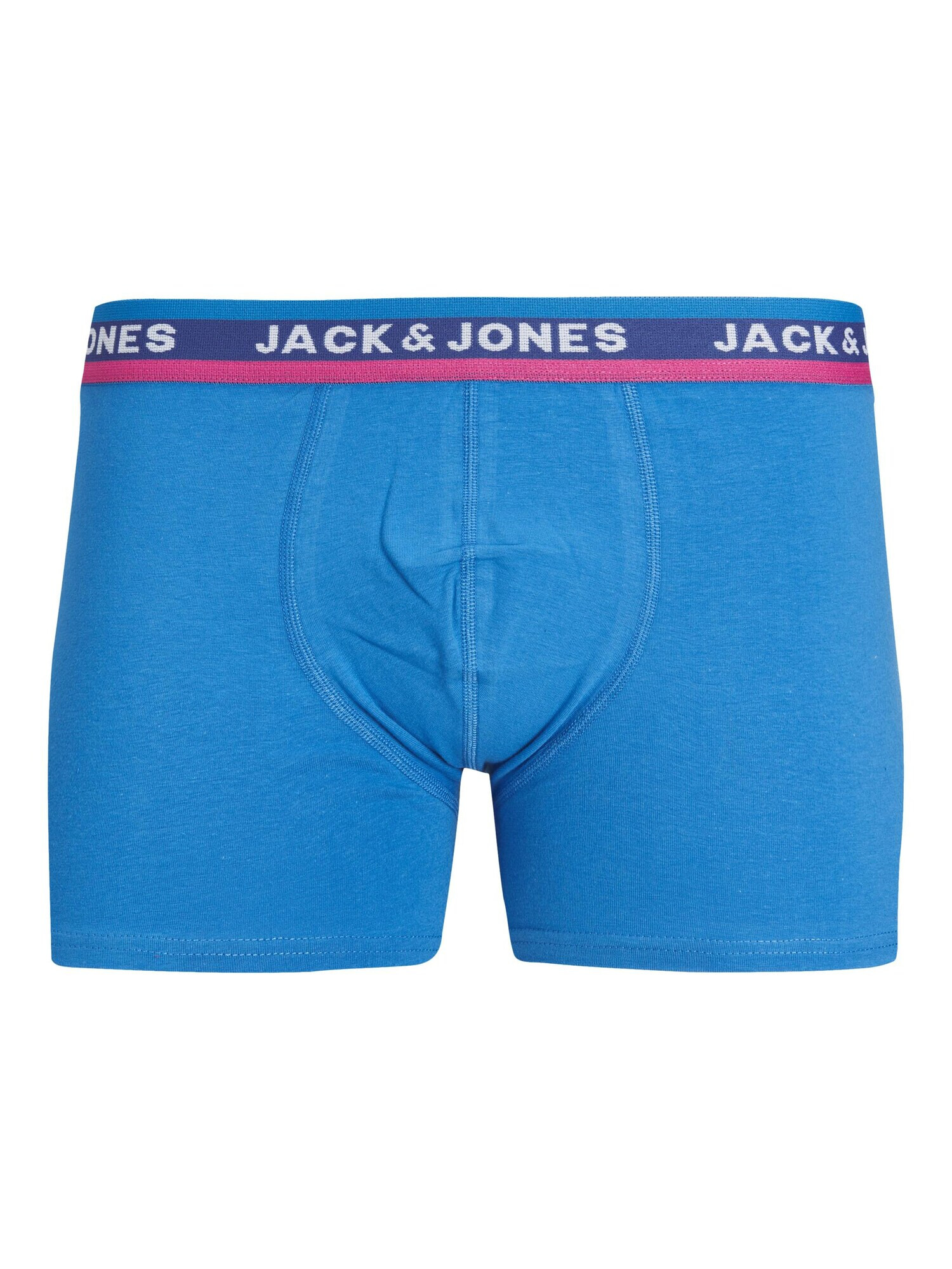 JACK & JONES Boxerky 'KELAND' modrá / námornícka modrá / sivá melírovaná / ružová - Pepit.sk