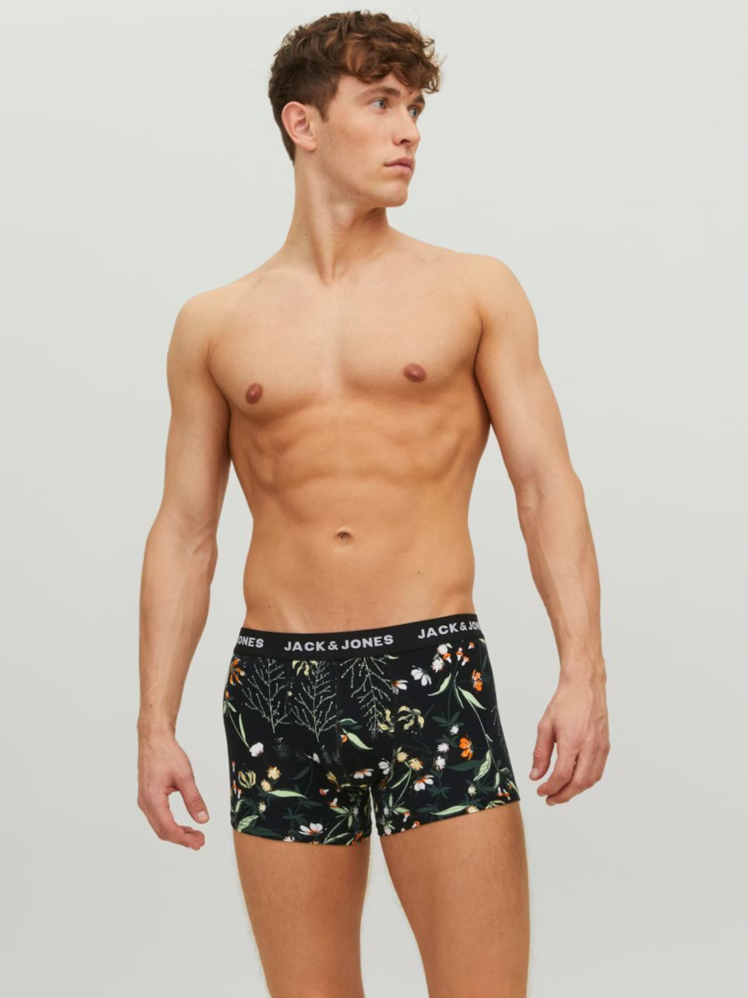 JACK & JONES Boxerky kráľovská modrá / jedľová / červená / biela - Pepit.sk