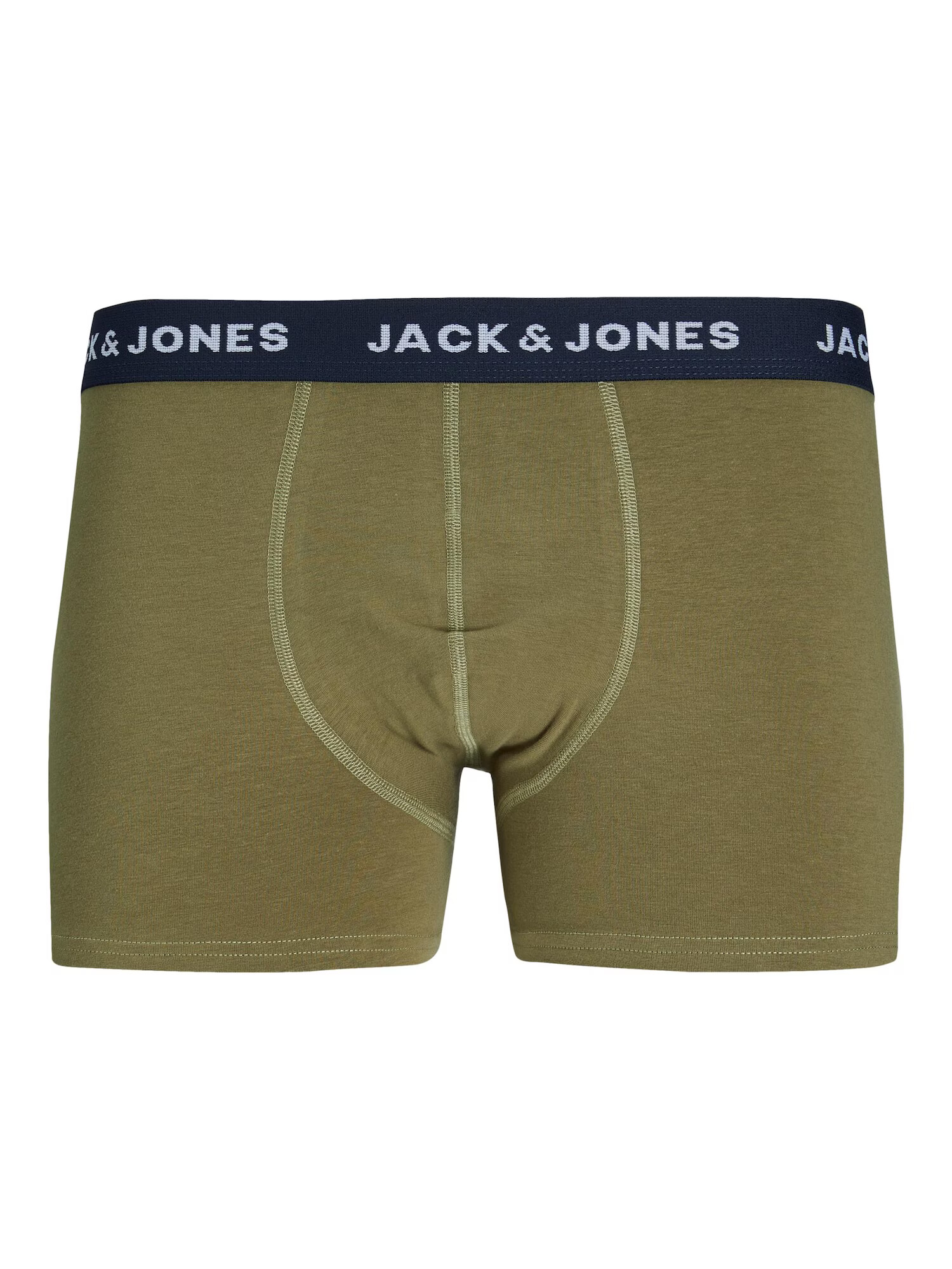 JACK & JONES Boxerky 'Marty' sivá / kaki / červená / čierna - Pepit.sk