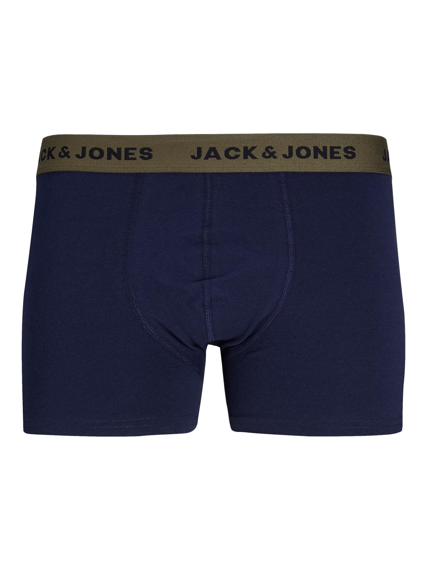 JACK & JONES Boxerky 'Marty' sivá / kaki / červená / čierna - Pepit.sk