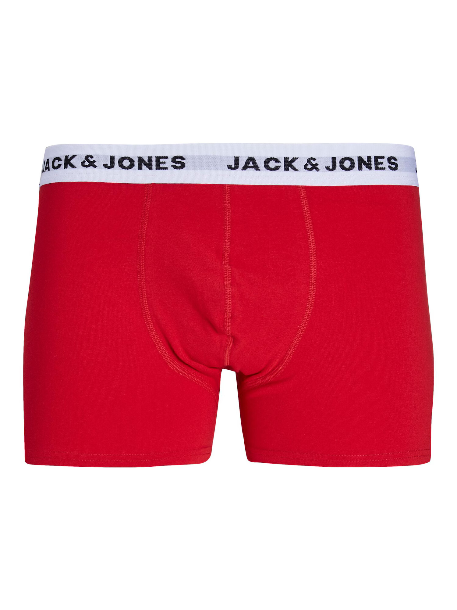 JACK & JONES Boxerky 'Marty' sivá / kaki / červená / čierna - Pepit.sk