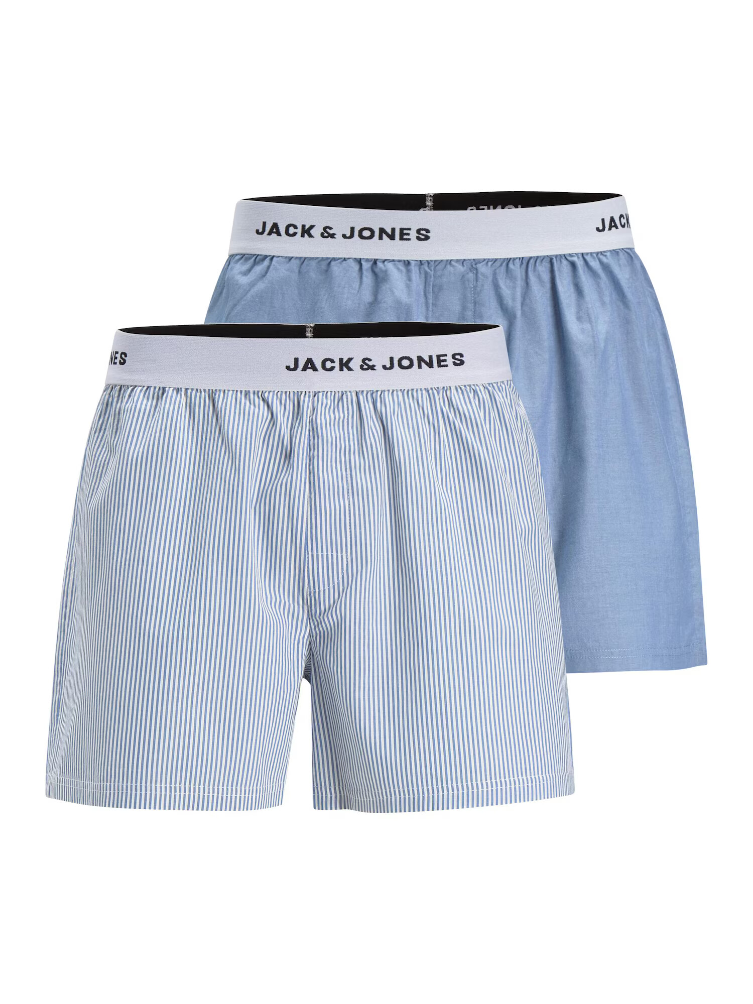 JACK & JONES Boxerky modrá / čierna / biela - Pepit.sk