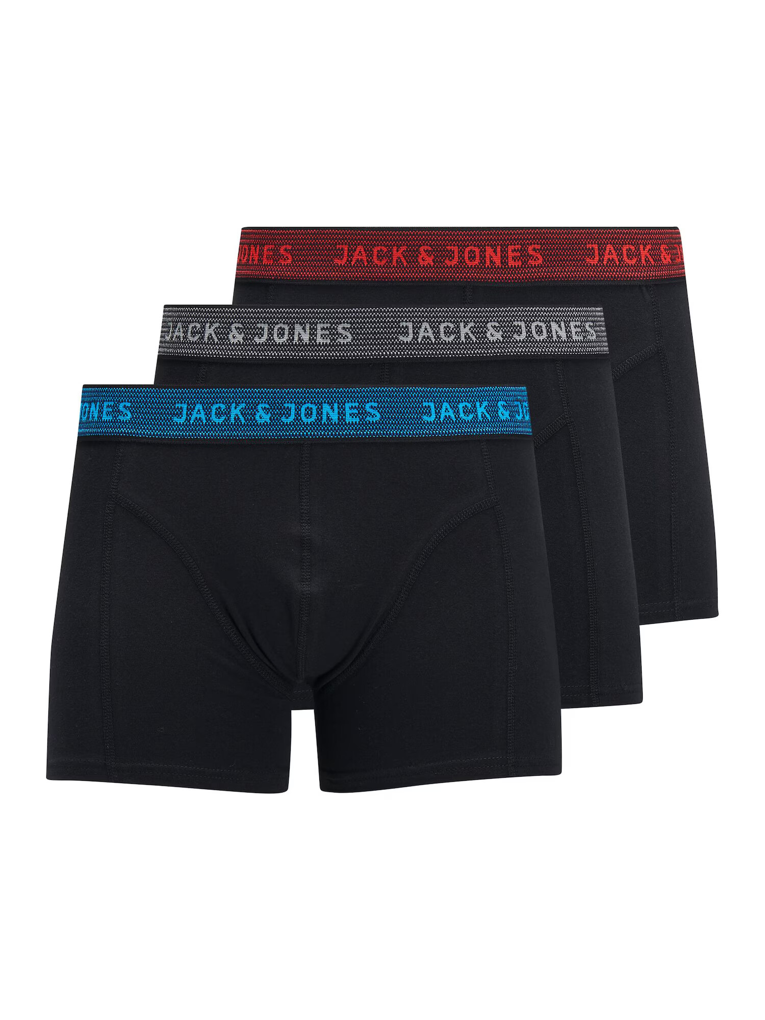 JACK & JONES Boxerky modrá / čierna - Pepit.sk