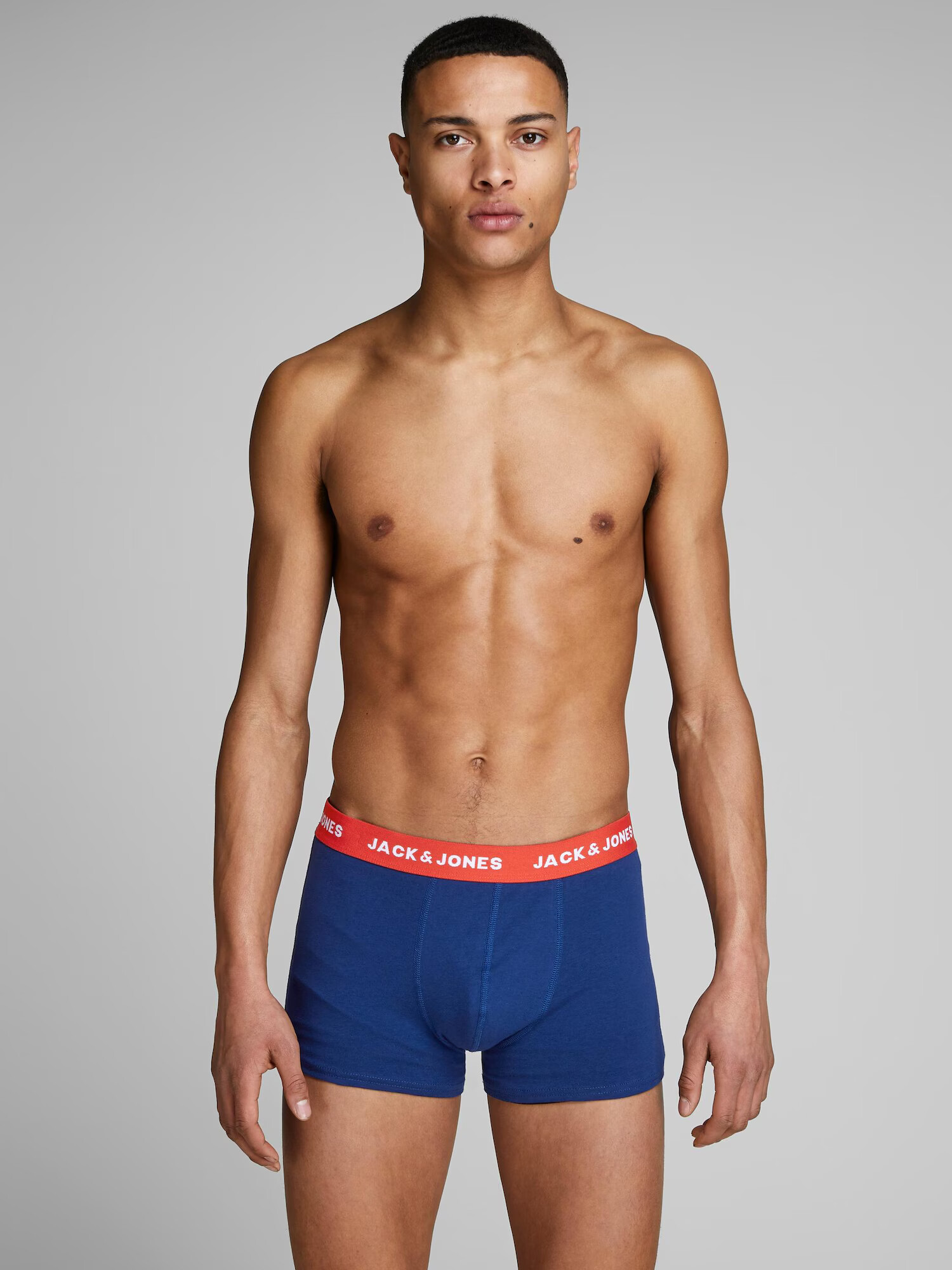 JACK & JONES Boxerky modrozelená / tmavomodrá / červená / čierna / biela - Pepit.sk