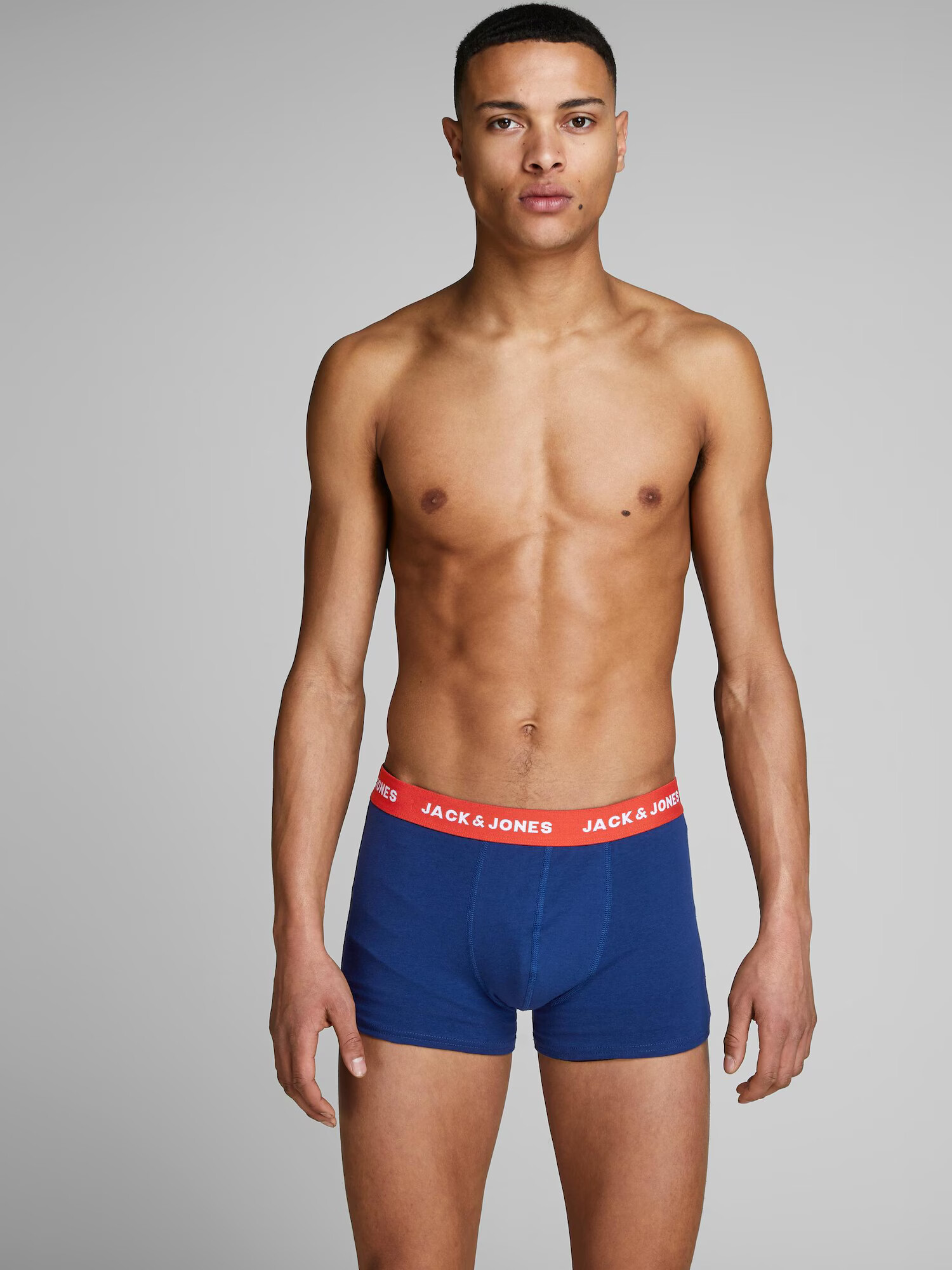 JACK & JONES Boxerky modrozelená / tmavomodrá / červená / čierna / biela - Pepit.sk