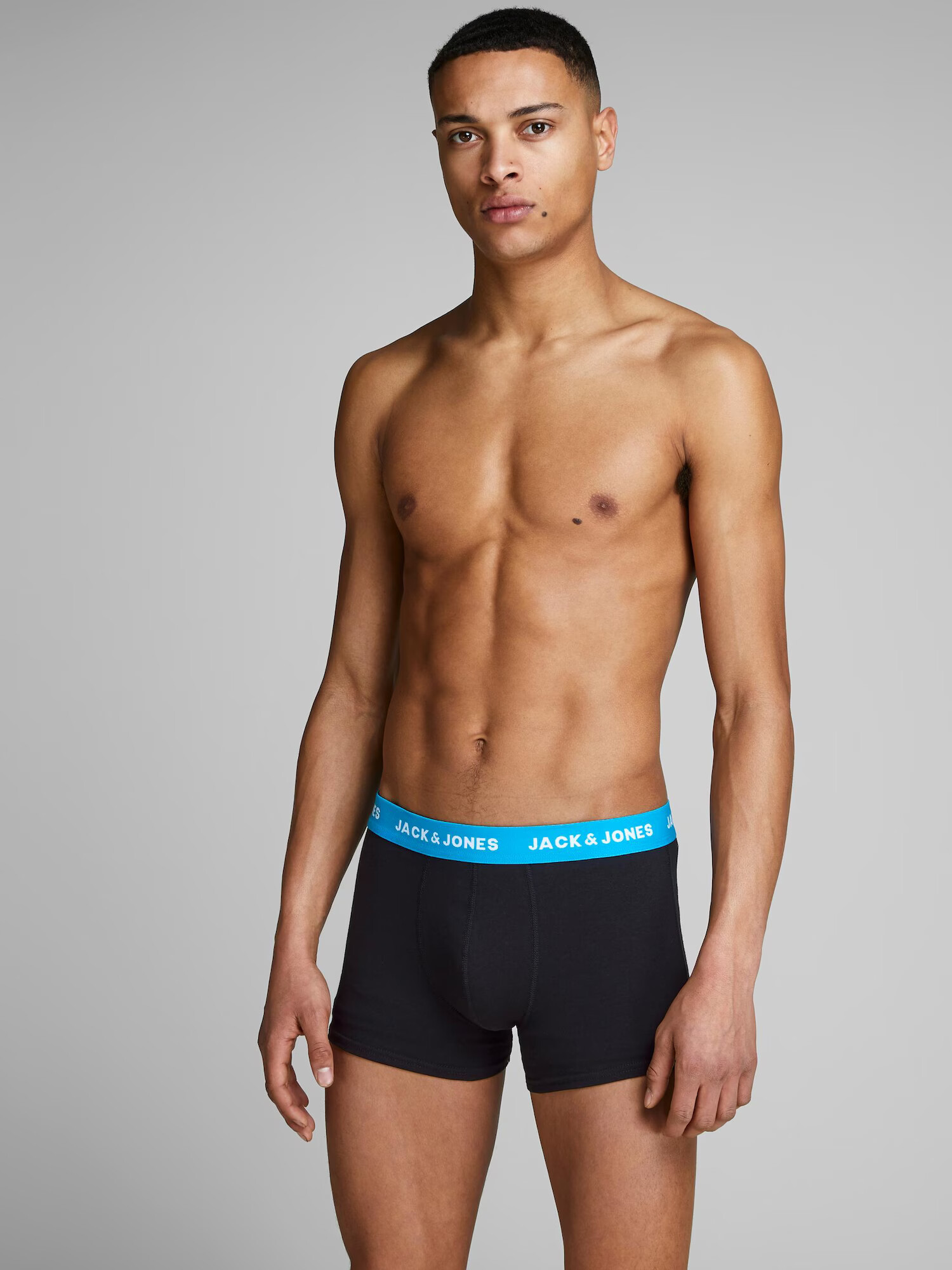 JACK & JONES Boxerky modrozelená / tmavomodrá / červená / čierna / biela - Pepit.sk