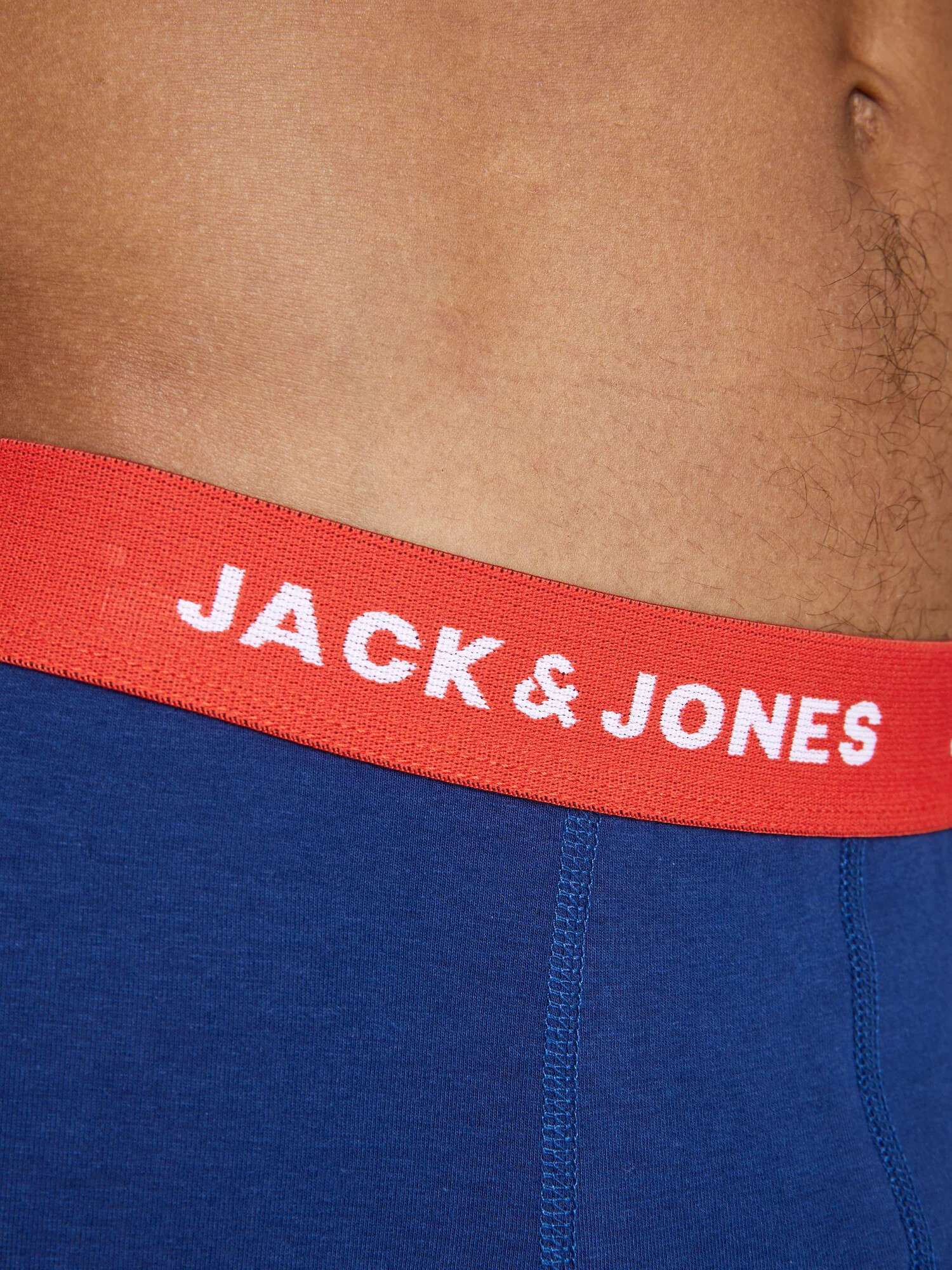 JACK & JONES Boxerky modrozelená / tmavomodrá / červená / čierna / biela - Pepit.sk