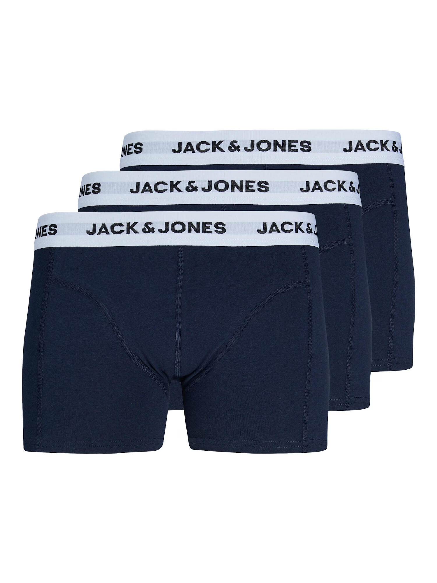 JACK & JONES Boxerky námornícka modrá / biela - Pepit.sk