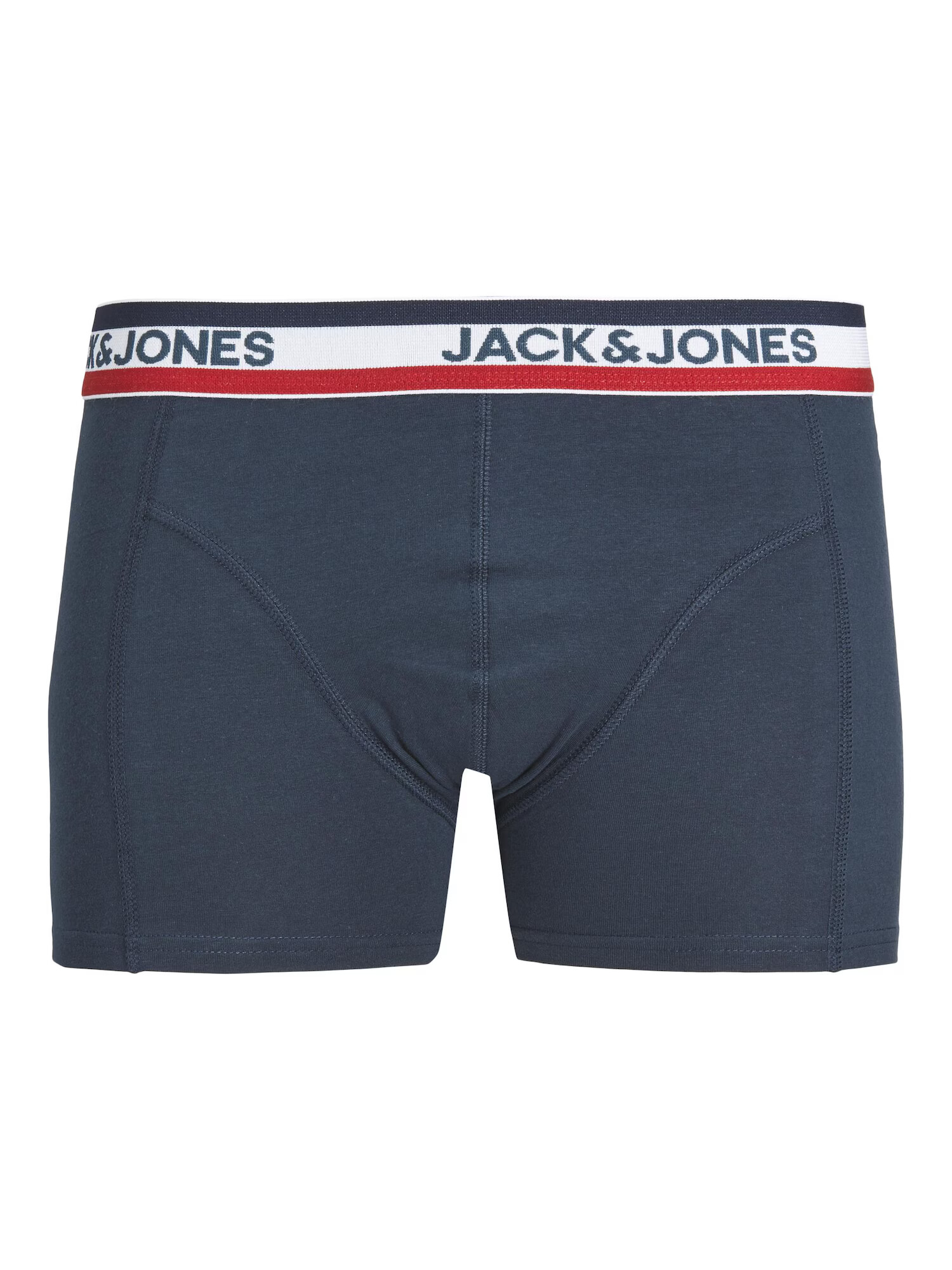 JACK & JONES Boxerky námornícka modrá / jasne červená / biela - Pepit.sk