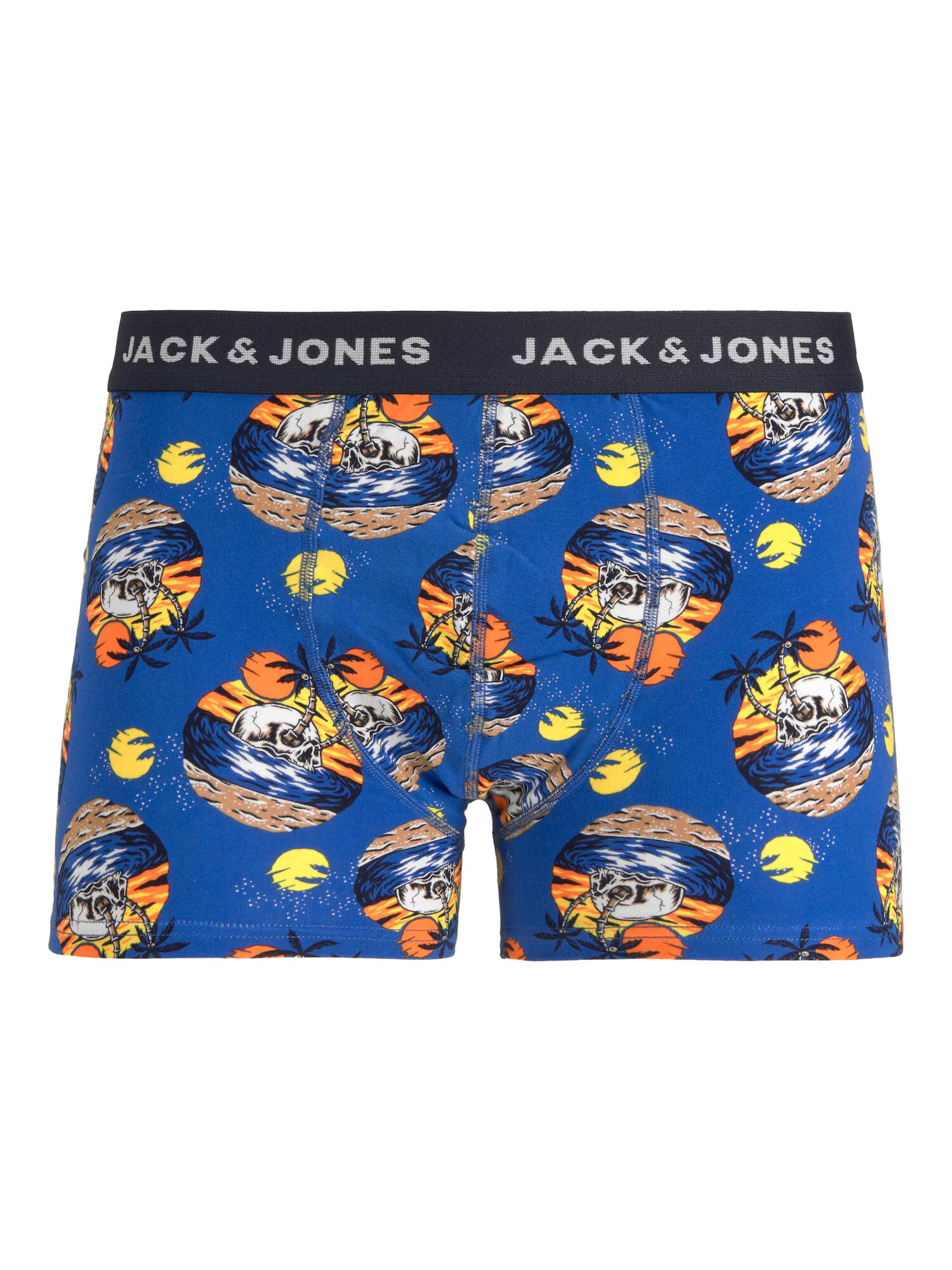 JACK & JONES Boxerky námornícka modrá / kráľovská modrá / zelená / čierna - Pepit.sk