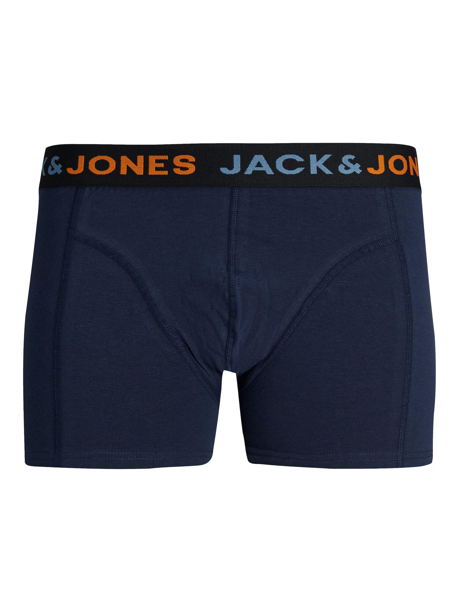 JACK & JONES Boxerky námornícka modrá / nebesky modrá / oranžová / karmínovo červená - Pepit.sk