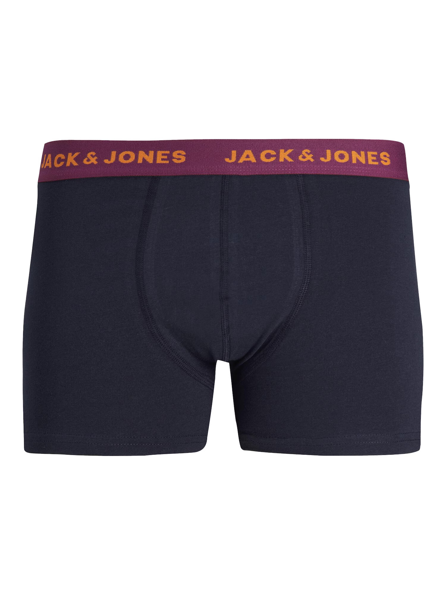 JACK & JONES Boxerky námornícka modrá / sivá melírovaná / olivová / oranžová - Pepit.sk