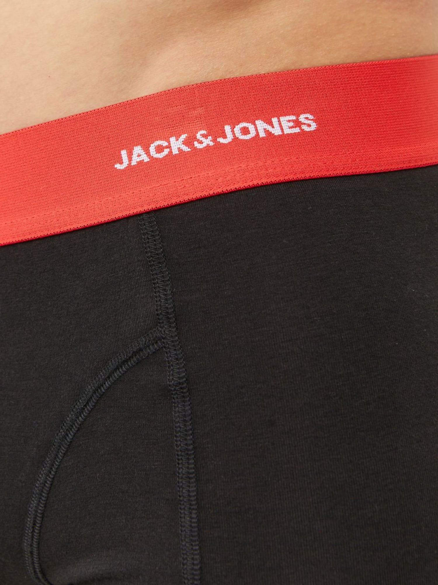 JACK & JONES Boxerky námornícka modrá / zelená / oranžovo červená / čierna - Pepit.sk