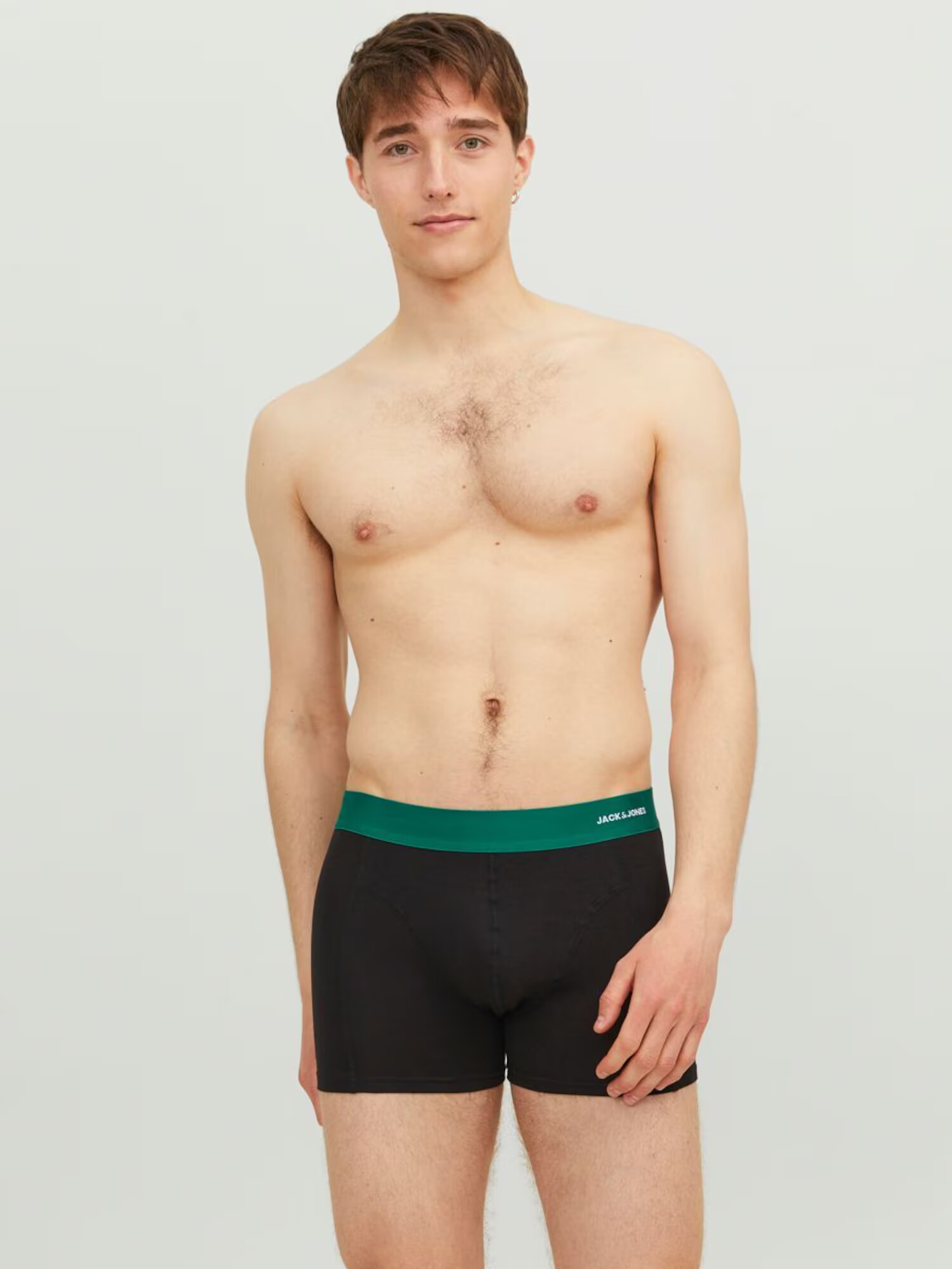 JACK & JONES Boxerky námornícka modrá / zelená / oranžovo červená / čierna - Pepit.sk