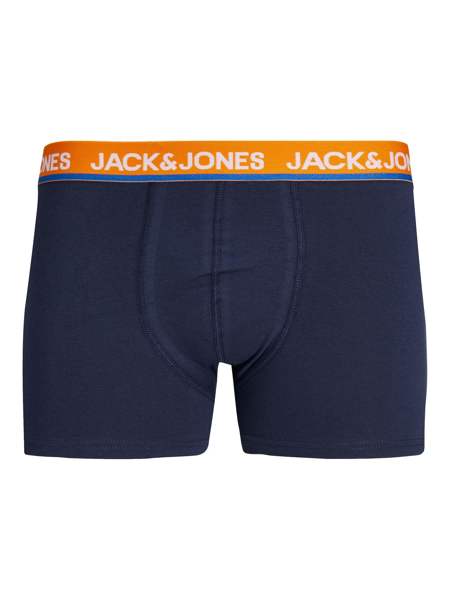 JACK & JONES Boxerky nebesky modrá / tmavomodrá / oranžová / biela - Pepit.sk