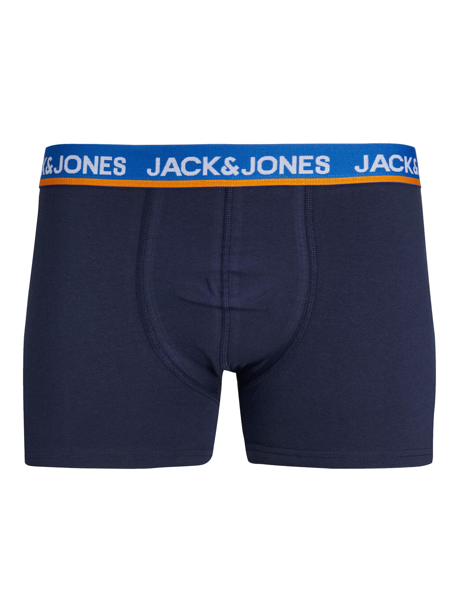 JACK & JONES Boxerky nebesky modrá / tmavomodrá / oranžová / biela - Pepit.sk