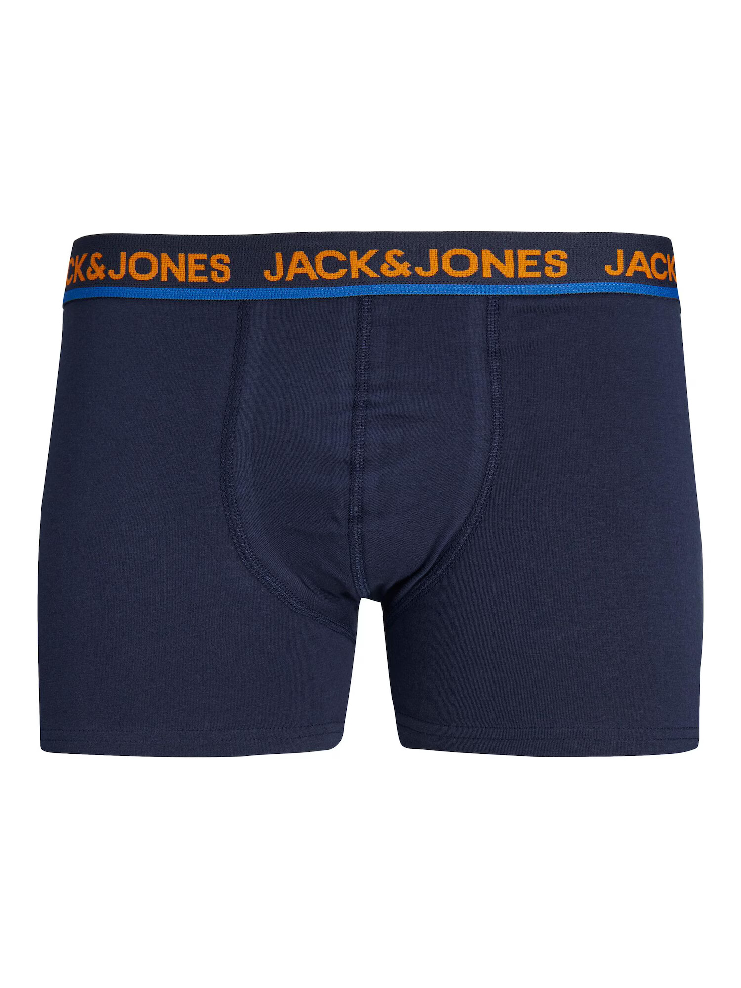 JACK & JONES Boxerky nebesky modrá / tmavomodrá / oranžová / biela - Pepit.sk