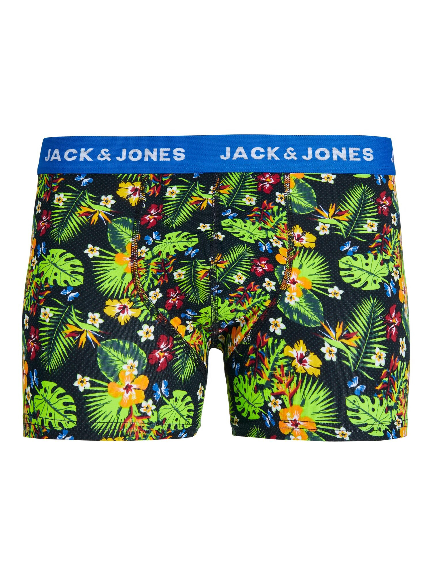 JACK & JONES Boxerky 'ORLANDO' tmavomodrá / svetlozelená / svetlooranžová / čierna - Pepit.sk