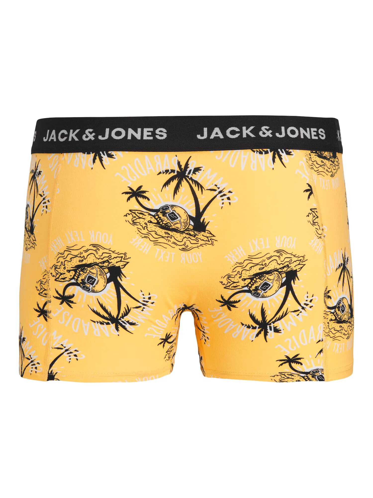 JACK & JONES Boxerky 'RON' žltá / čierna / biela - Pepit.sk