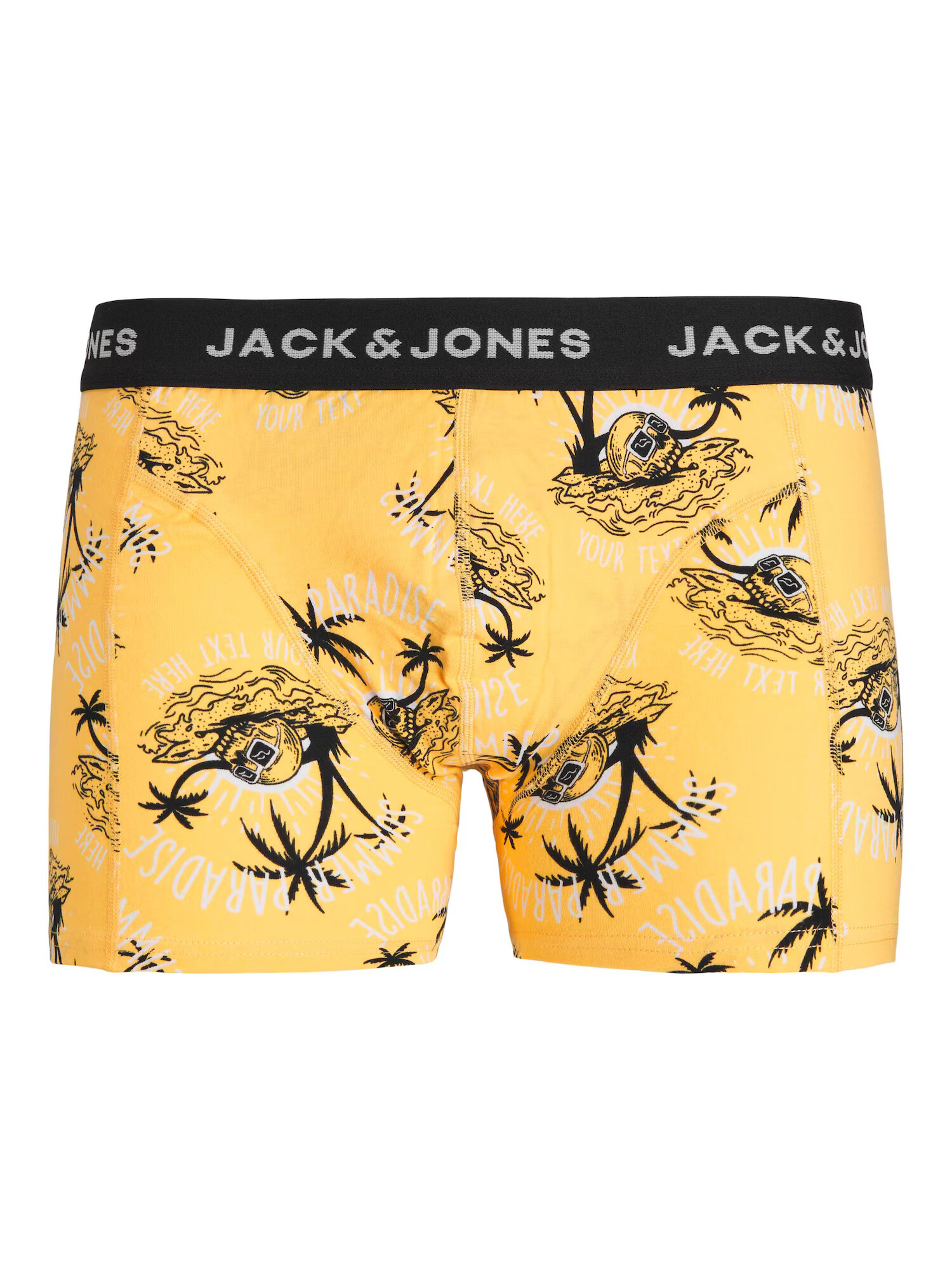 JACK & JONES Boxerky 'RON' žltá / čierna / biela - Pepit.sk