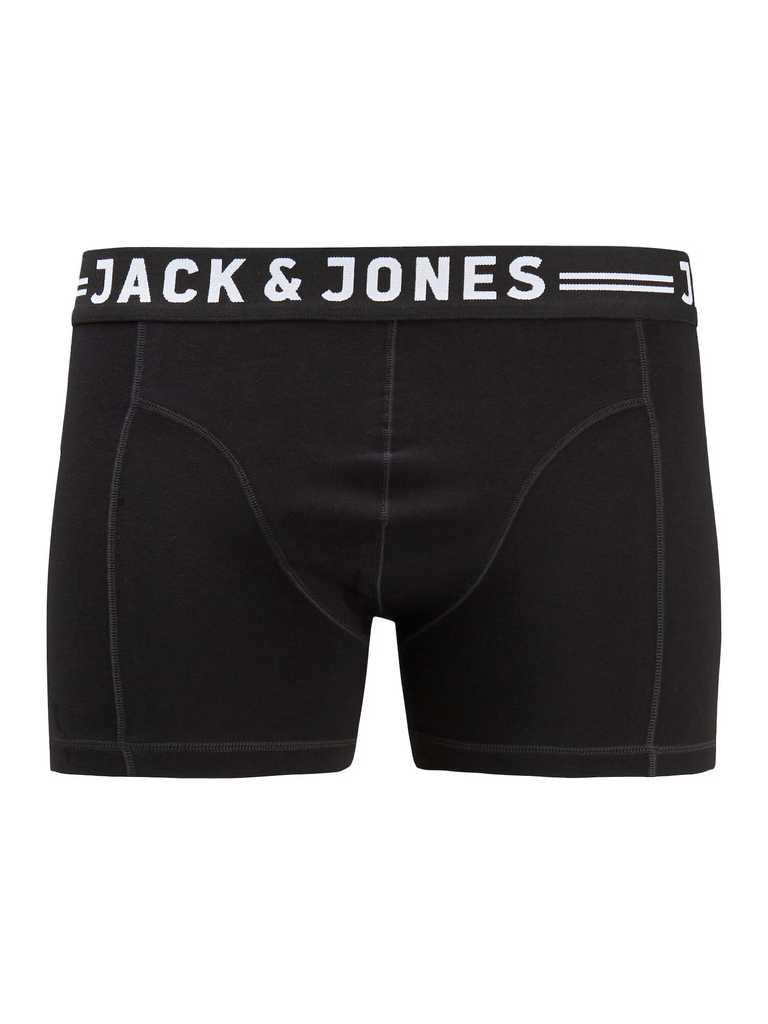 JACK & JONES Boxerky 'Sense' čierna / biela - Pepit.sk