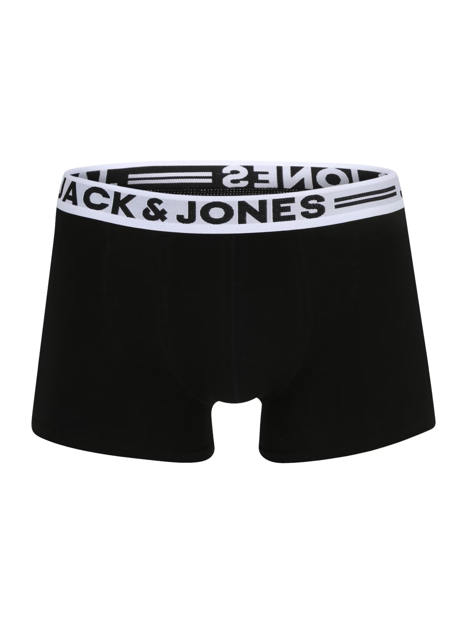 JACK & JONES Boxerky 'SENSE' sivá / čierna / biela - Pepit.sk