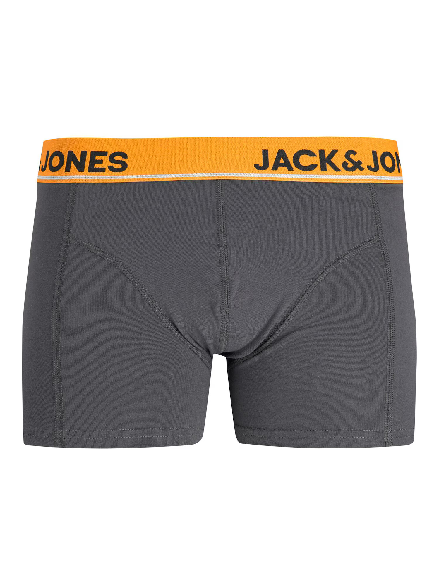 JACK & JONES Boxerky sivá / neónovo oranžová / čierna / biela - Pepit.sk