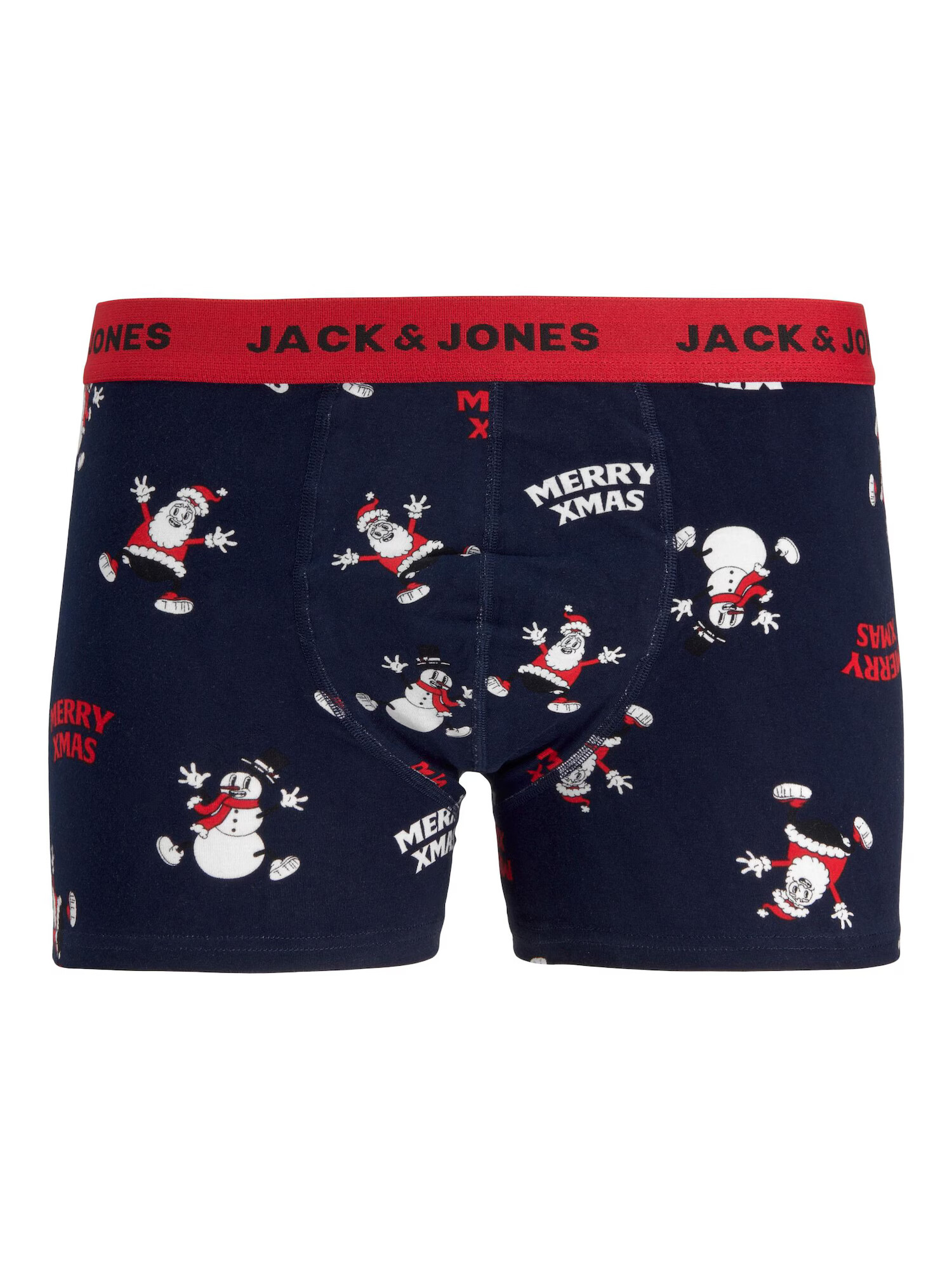 JACK & JONES Boxerky 'SMILEY' námornícka modrá / červená / čierna / biela - Pepit.sk