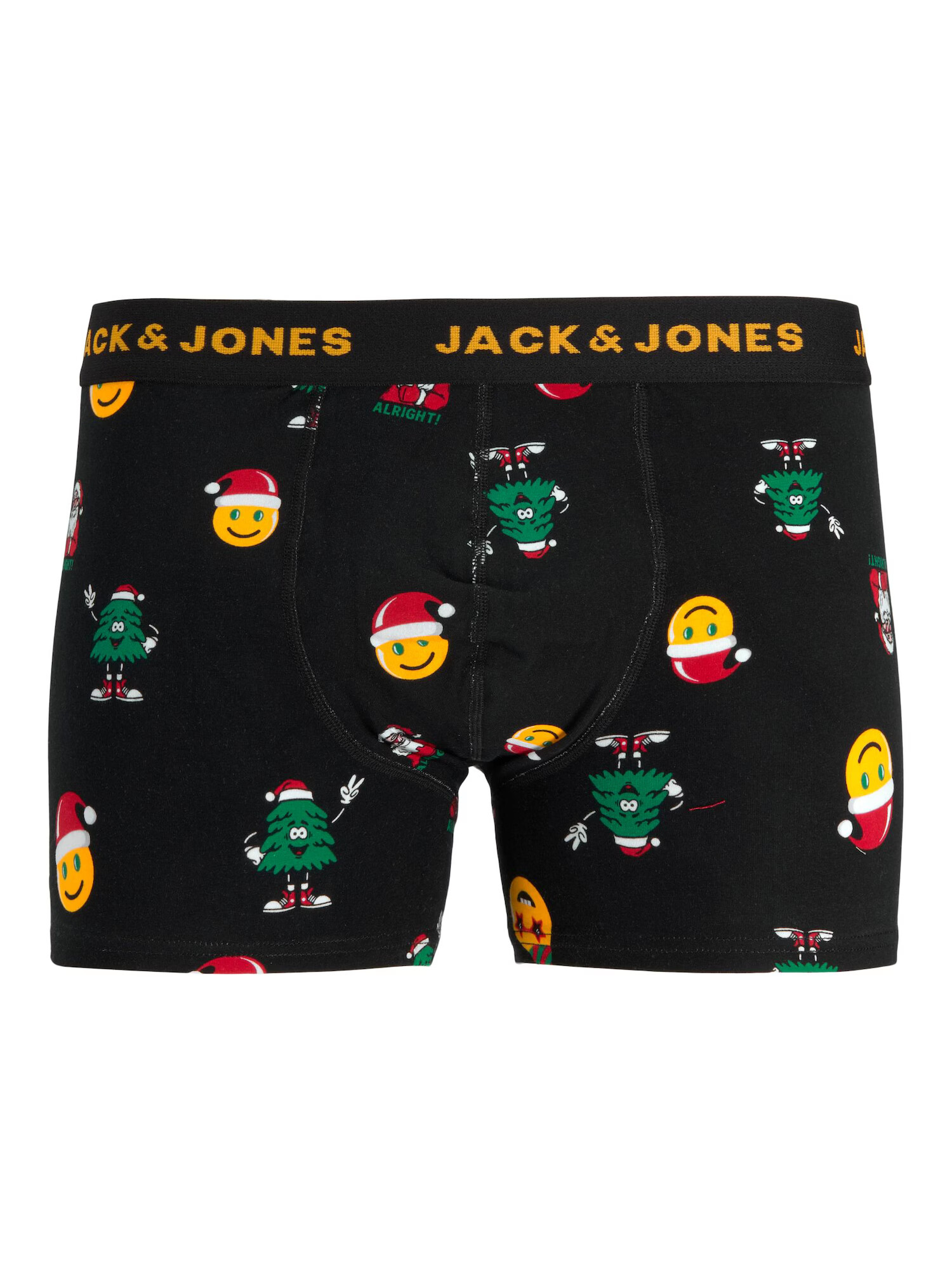 JACK & JONES Boxerky 'SMILEY' námornícka modrá / červená / čierna / biela - Pepit.sk