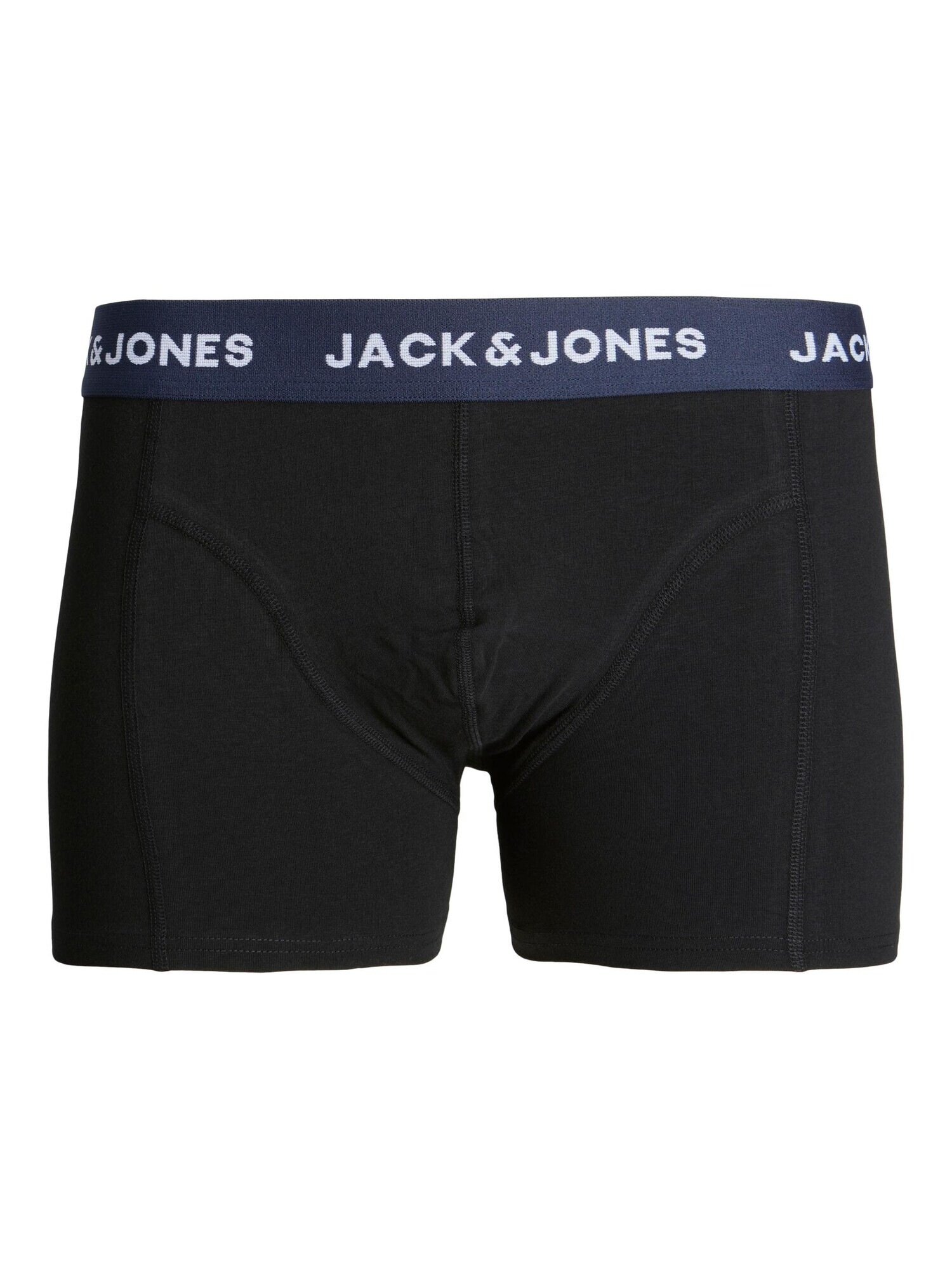 JACK & JONES Boxerky 'SOLID' námornícka modrá / čierna / biela - Pepit.sk