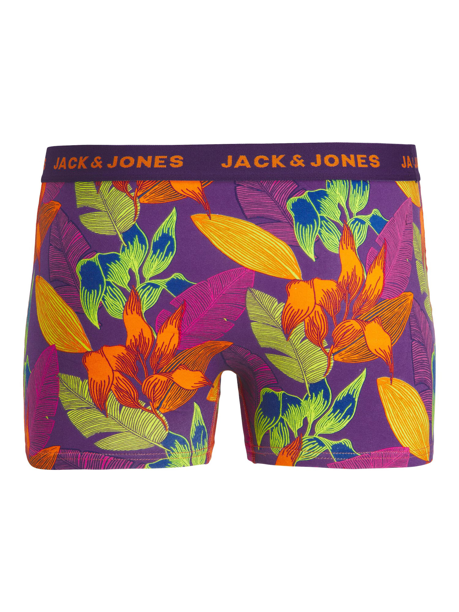 JACK & JONES Boxerky tmavomodrá / zelená / tmavofialová / tmavooranžová - Pepit.sk