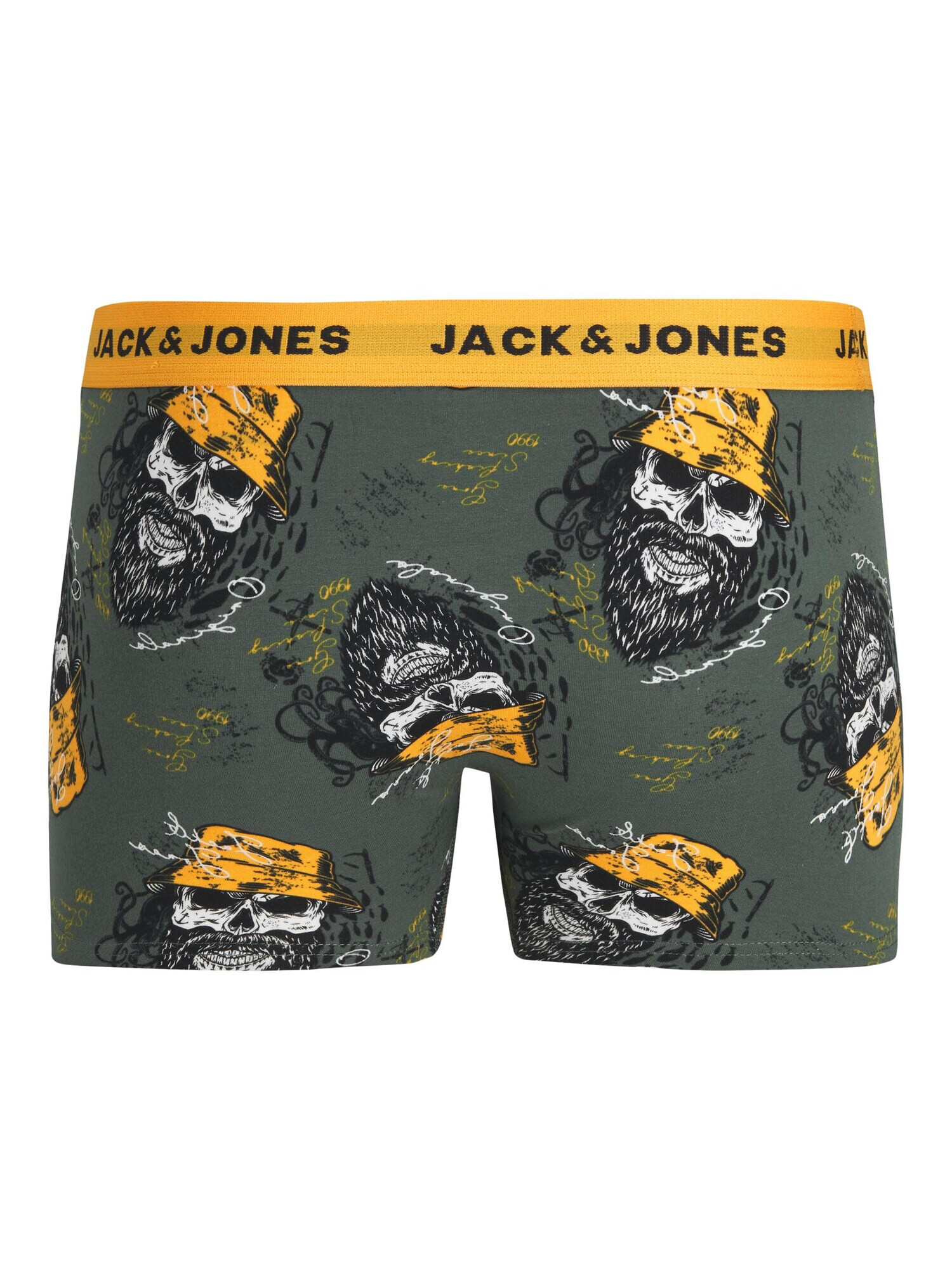 JACK & JONES Boxerky tmavomodrá / žltá / kaki / čierna - Pepit.sk