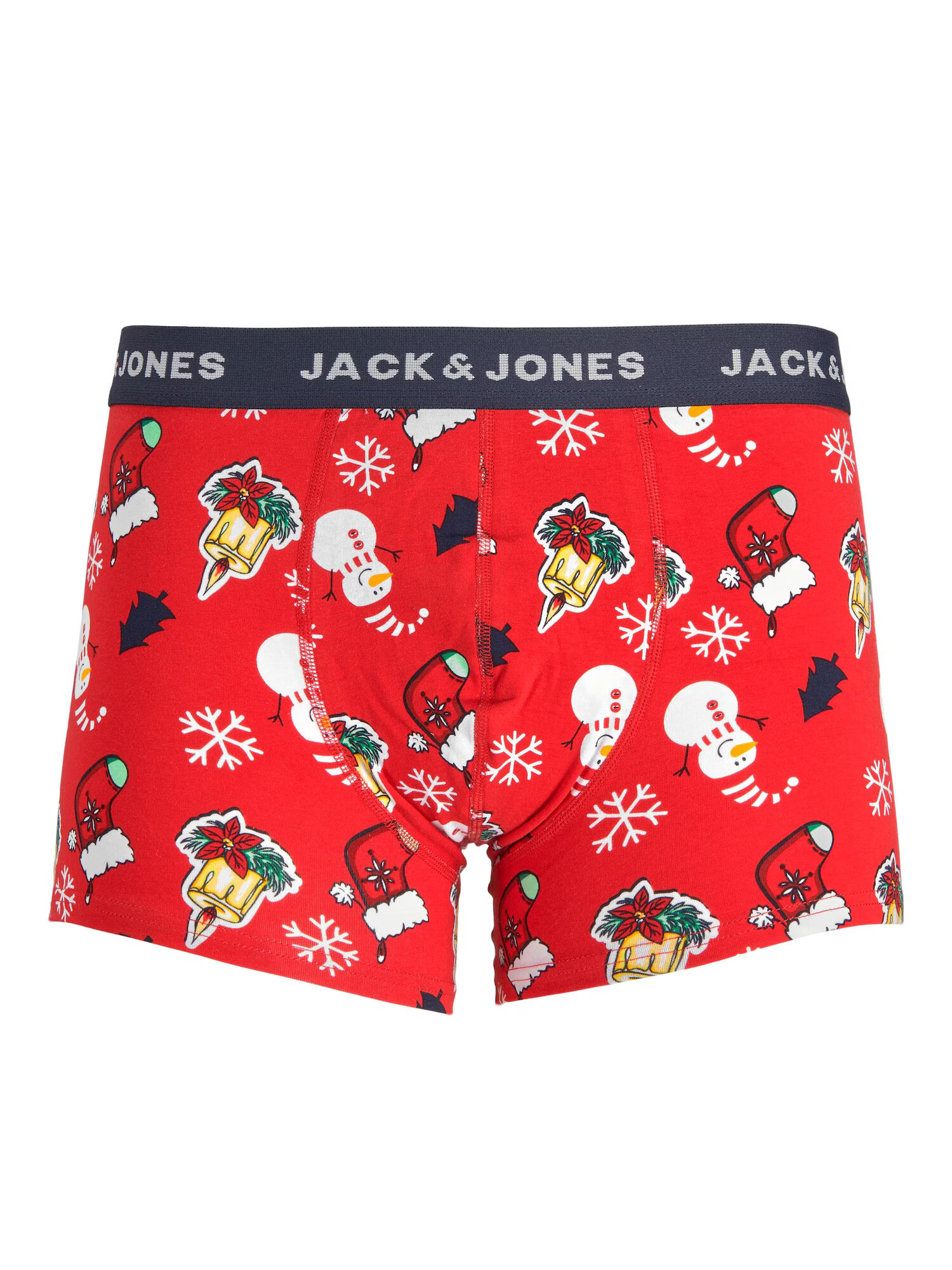 JACK & JONES Boxerky 'TOM' námornícka modrá / smaragdová / červená / biela - Pepit.sk