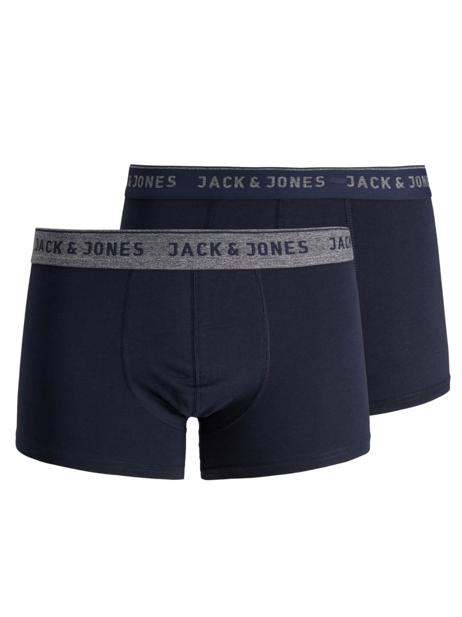 JACK & JONES Boxerky 'Vincent' námornícka modrá / sivá melírovaná - Pepit.sk