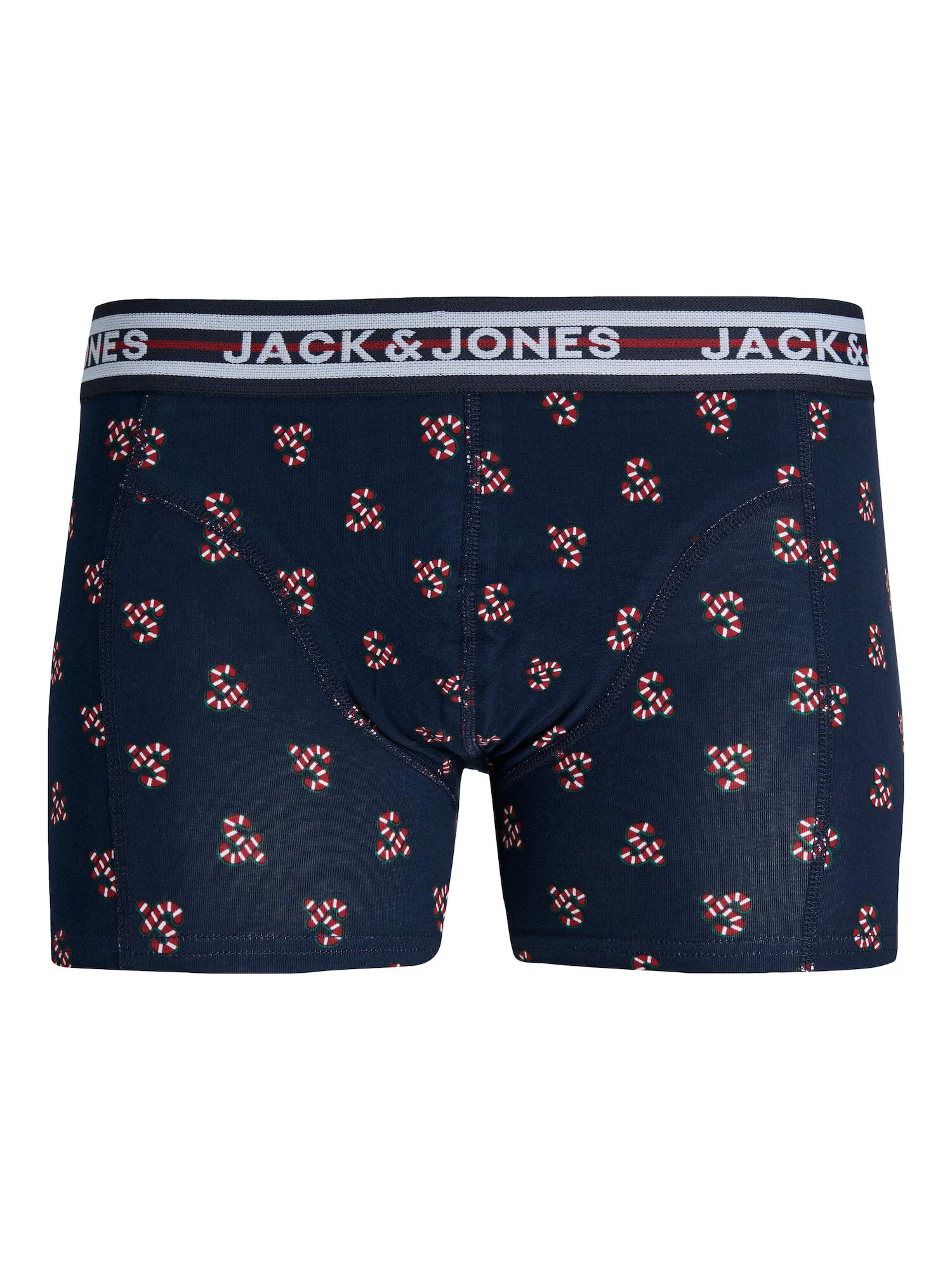 JACK & JONES Boxerky 'XMAS CANDY' námornícka modrá / zelená / červená / biela - Pepit.sk