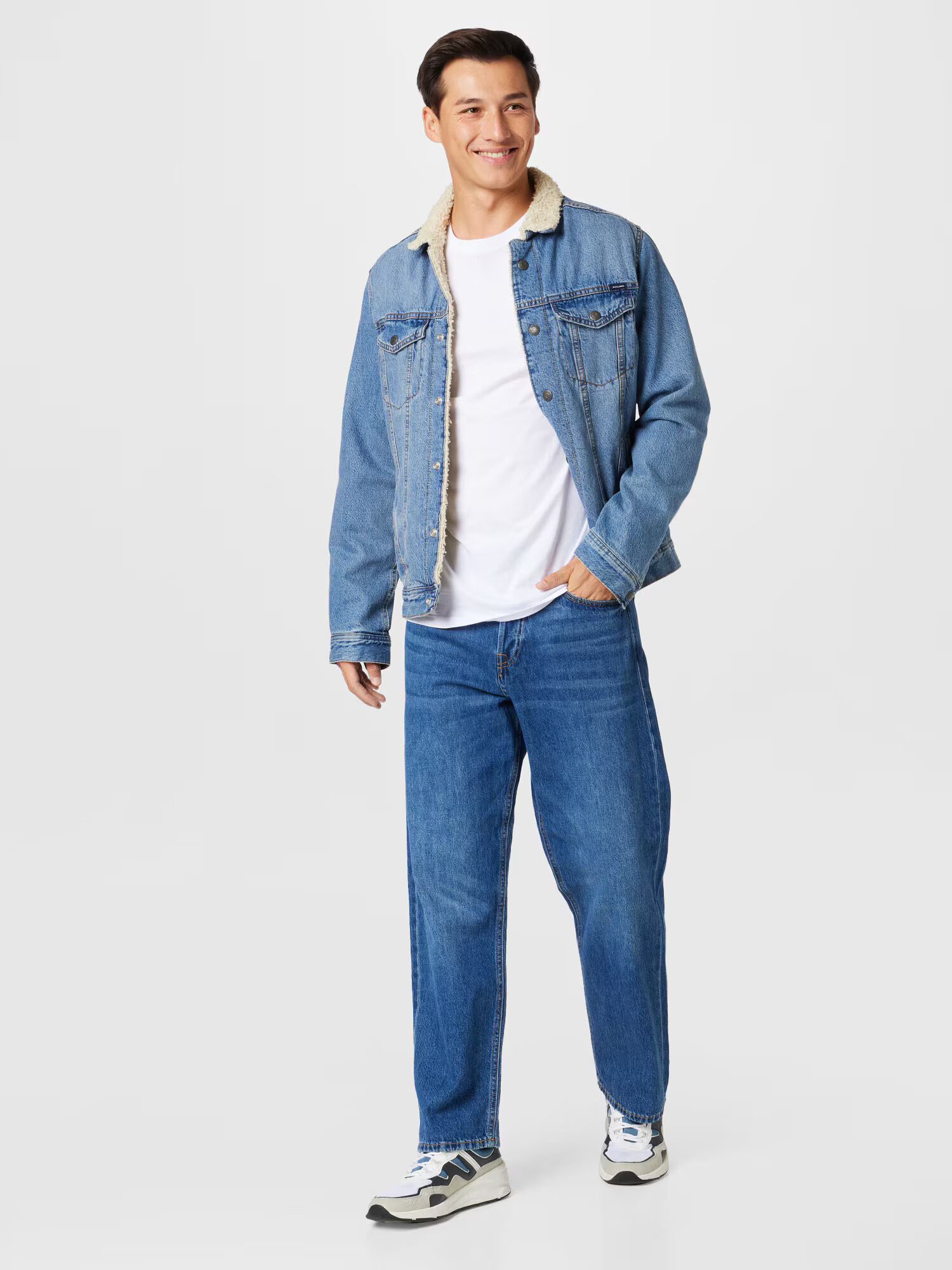 JACK & JONES Džínsy 'Eddie' modrá denim - Pepit.sk