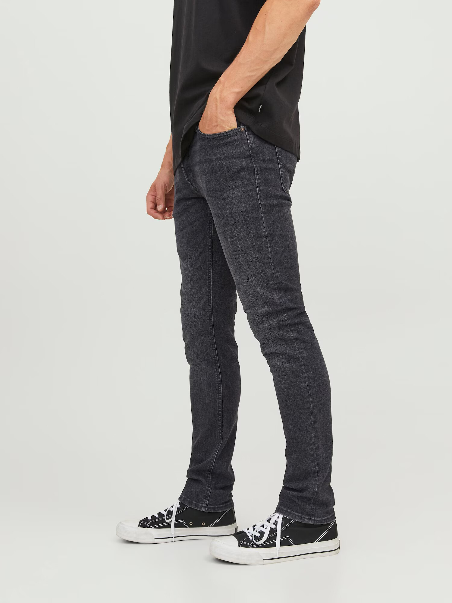 JACK & JONES Džínsy 'Glenn' čierny denim - Pepit.sk