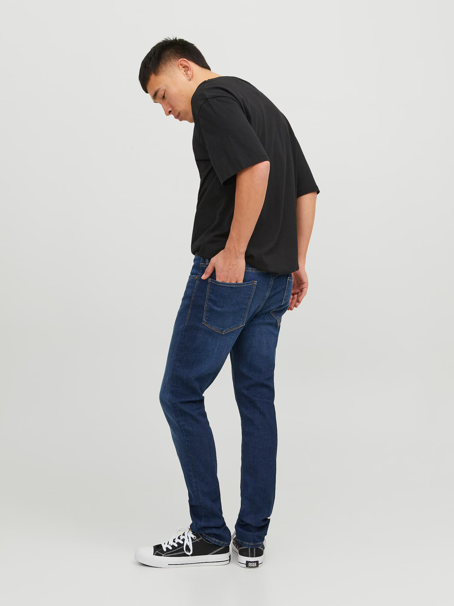 JACK & JONES Džínsy 'Glenn Felix' modrá denim - Pepit.sk