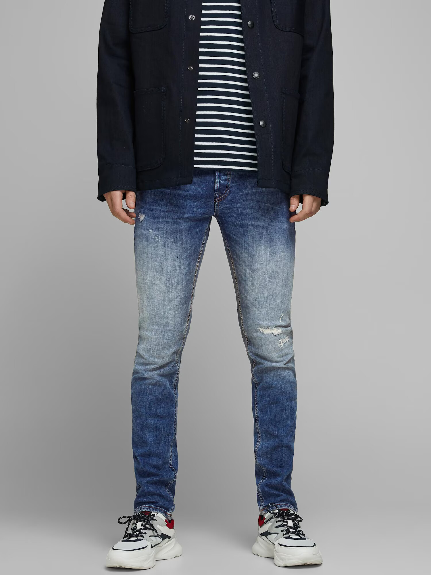 JACK & JONES Džínsy 'Glenn' modrá denim - Pepit.sk