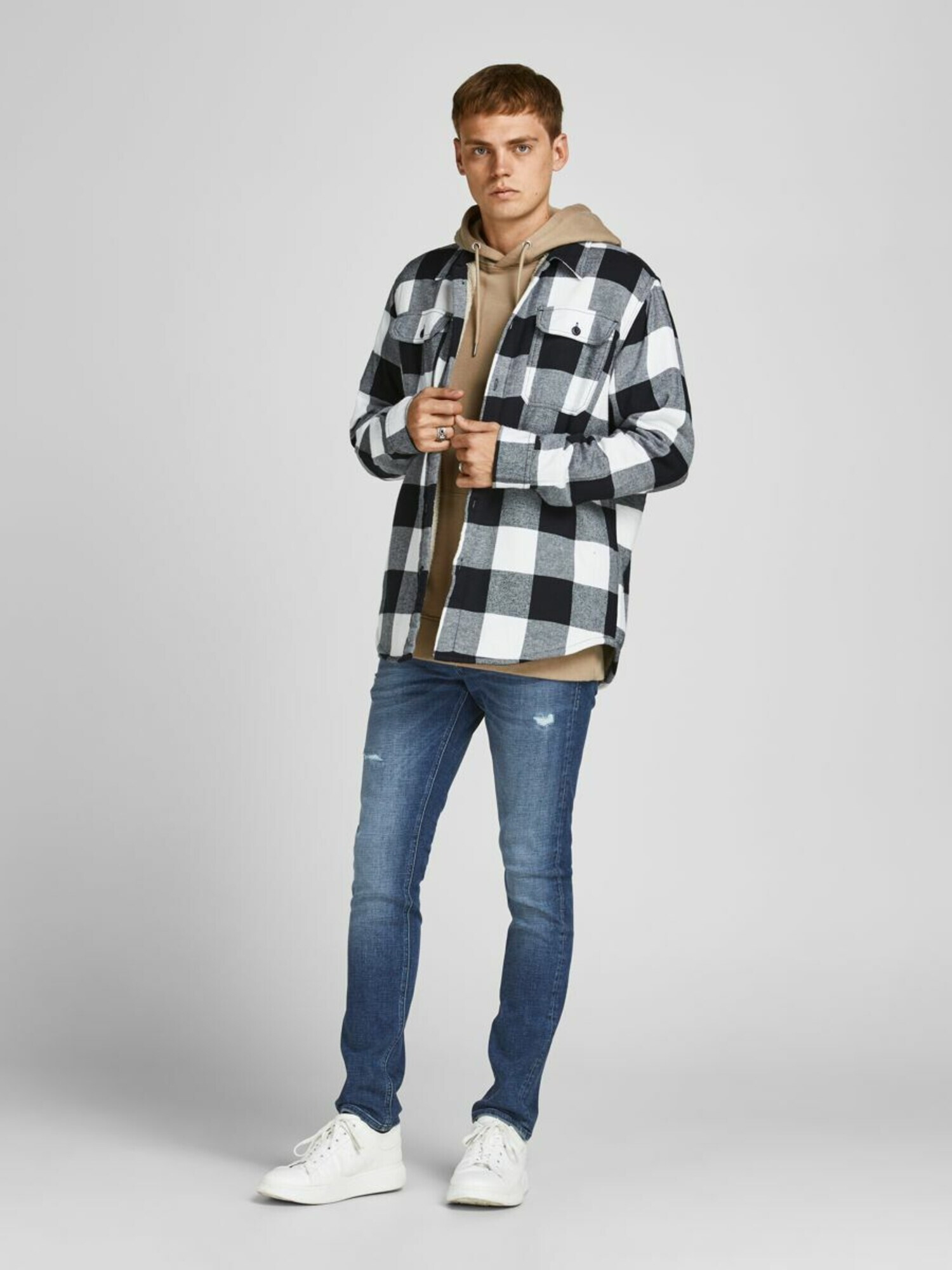 JACK & JONES Džínsy 'Glenn' modrá denim - Pepit.sk