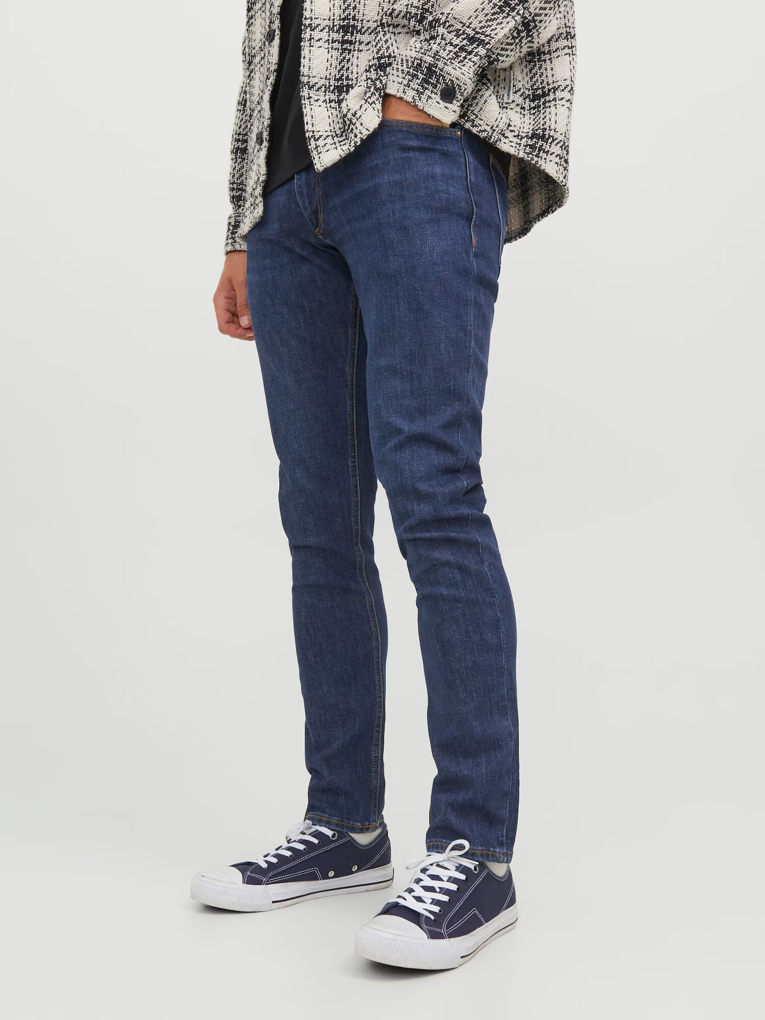 JACK & JONES Džínsy 'GLENN' modrá denim - Pepit.sk