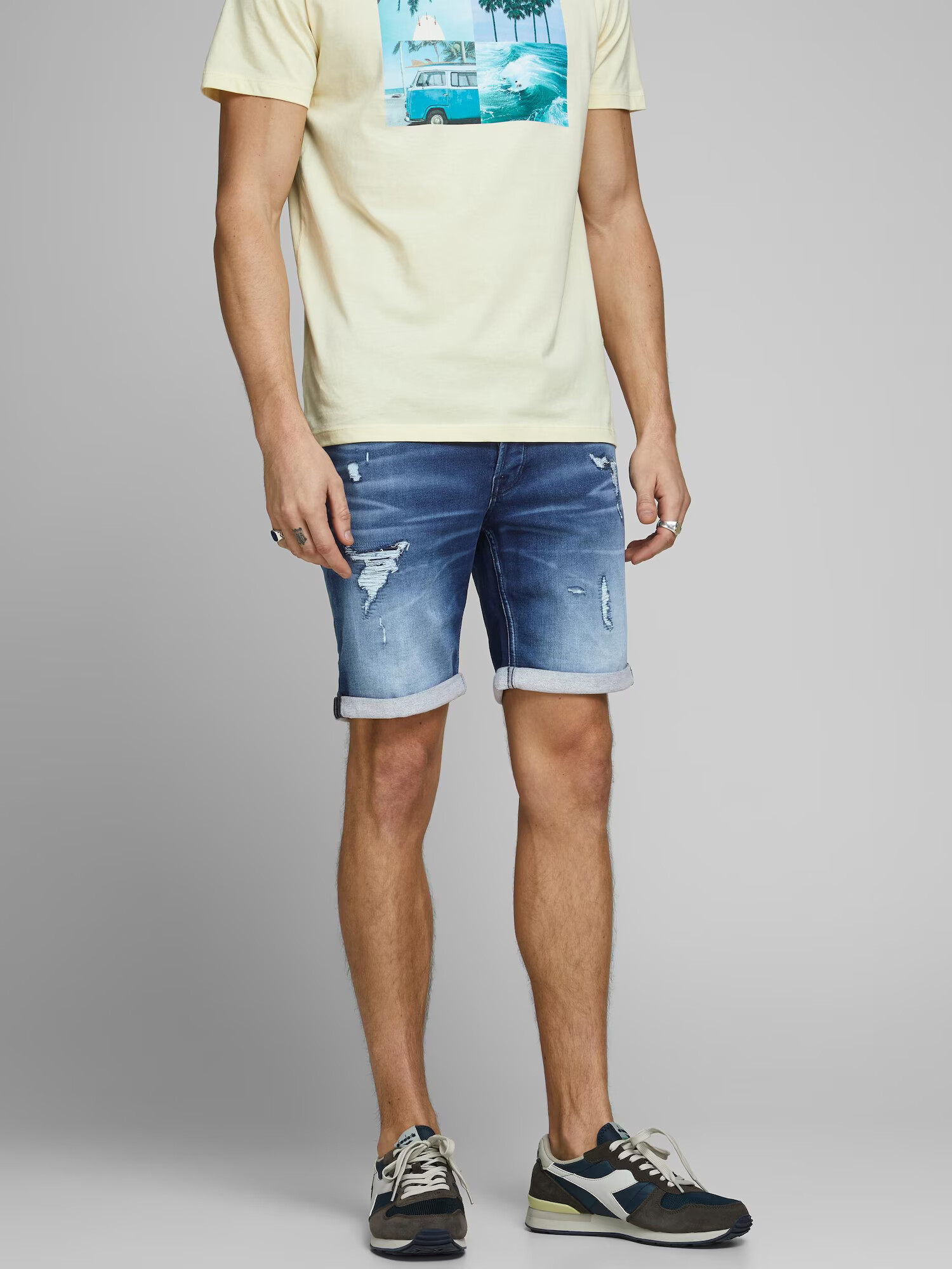 JACK & JONES Džínsy 'Irick' modrá - Pepit.sk