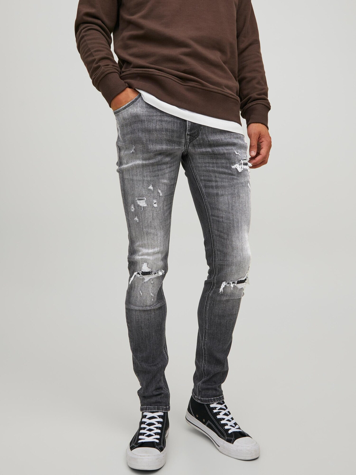 JACK & JONES Džínsy 'Liam Seal' čierny denim - Pepit.sk