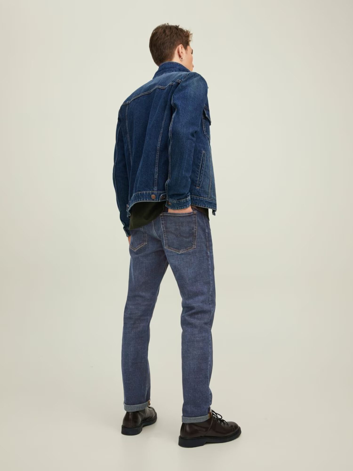 JACK & JONES Džínsy 'Mike' modrá denim - Pepit.sk