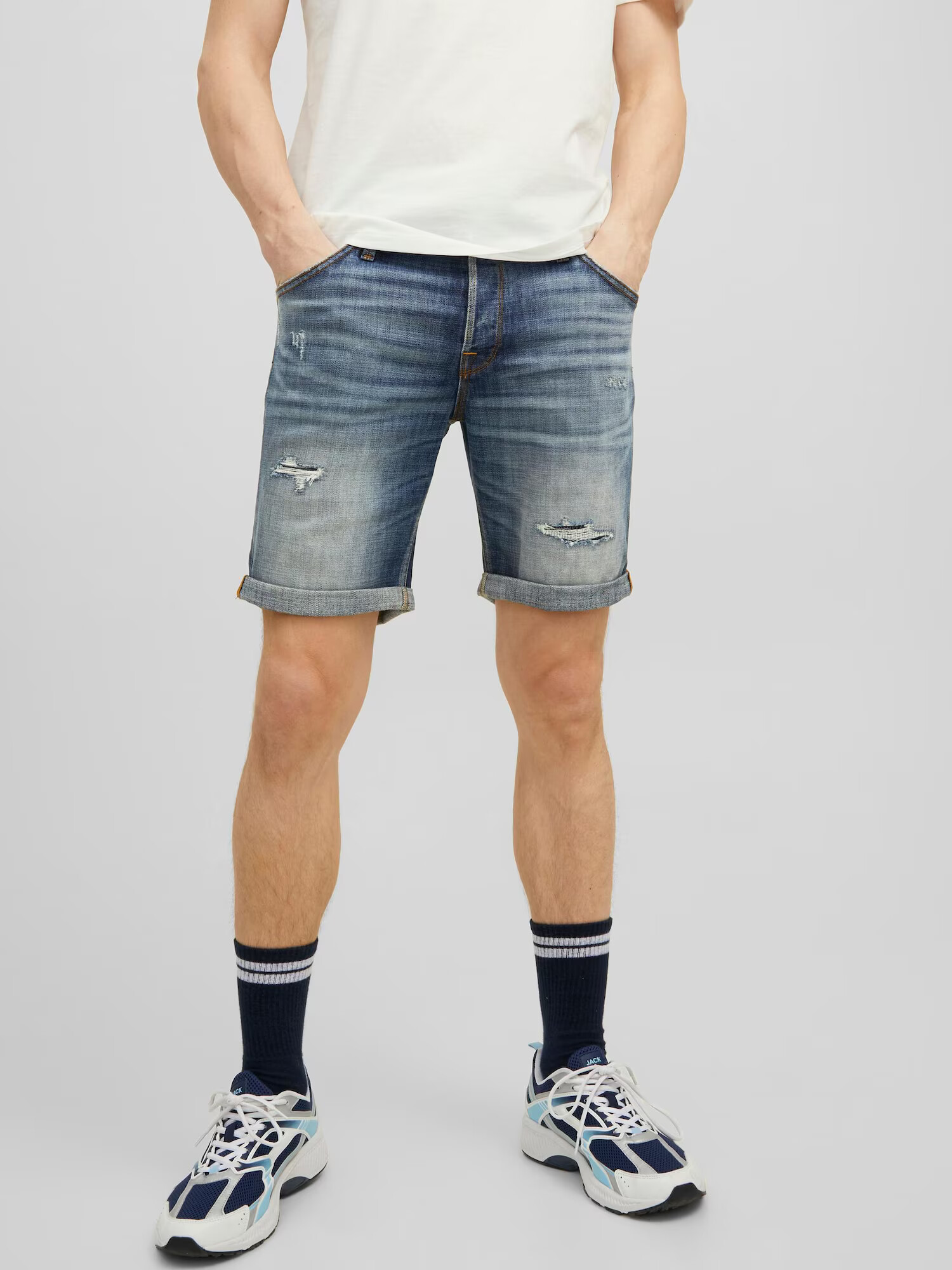 JACK & JONES Džínsy modrá denim - Pepit.sk