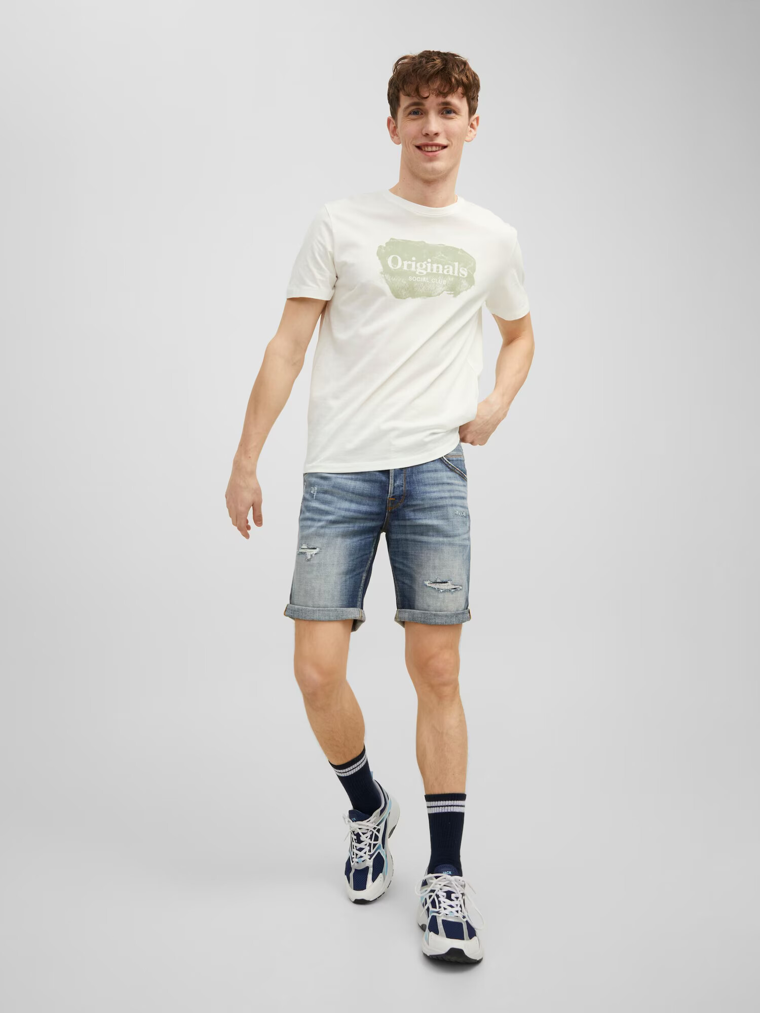 JACK & JONES Džínsy modrá denim - Pepit.sk