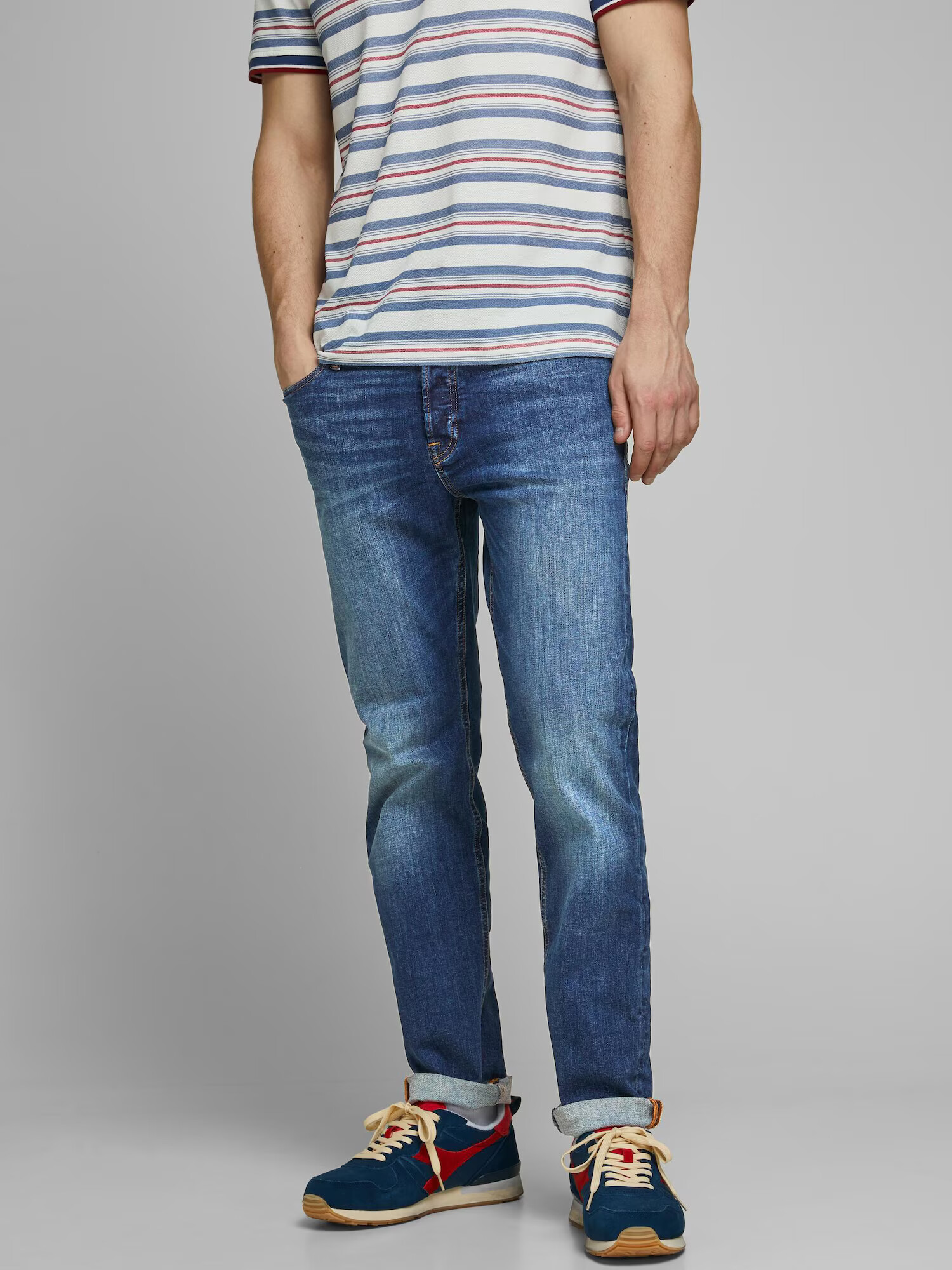 JACK & JONES Džínsy 'Pete' modrá denim - Pepit.sk