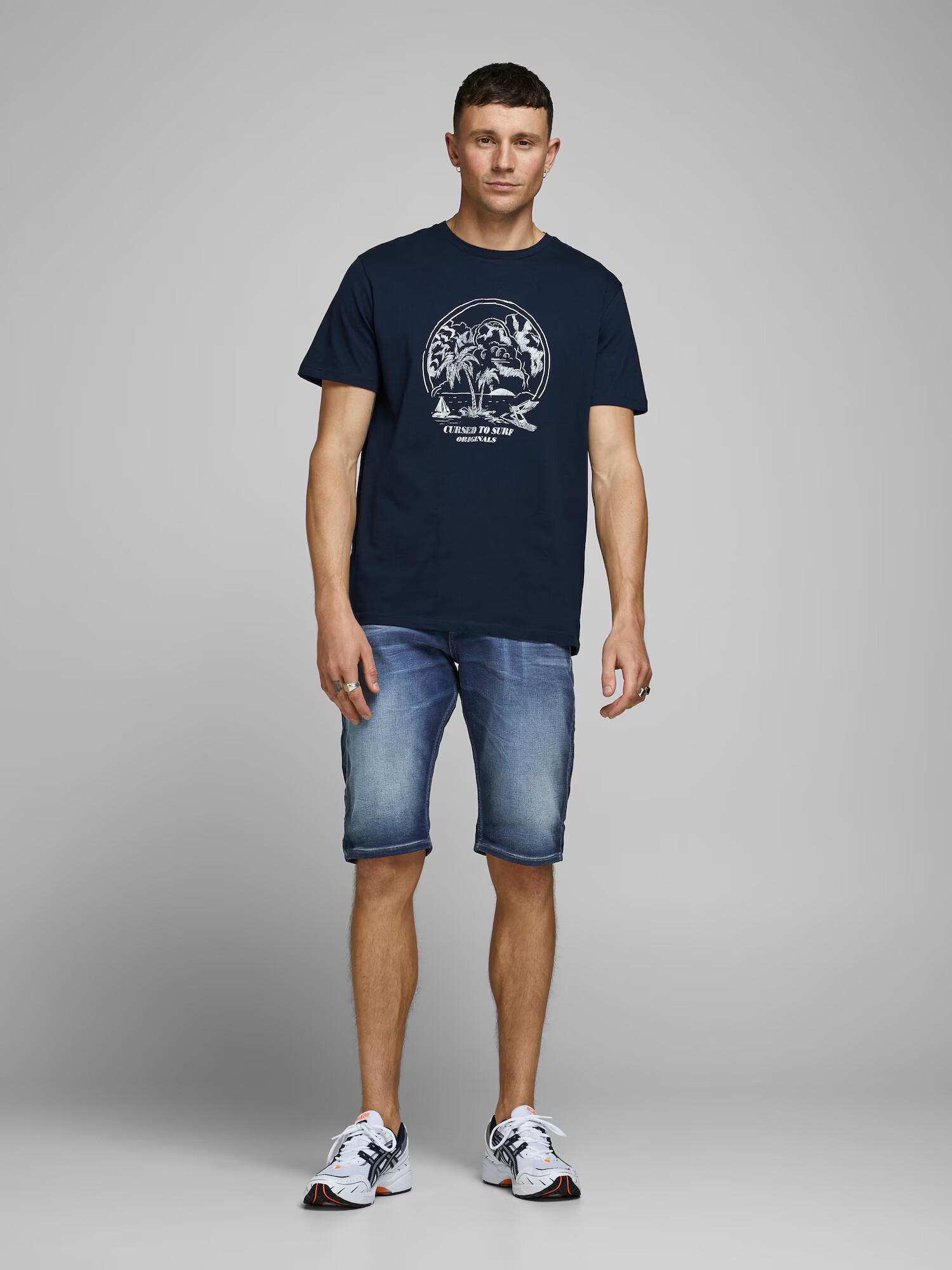 JACK & JONES Džínsy 'Rex' modrá denim - Pepit.sk