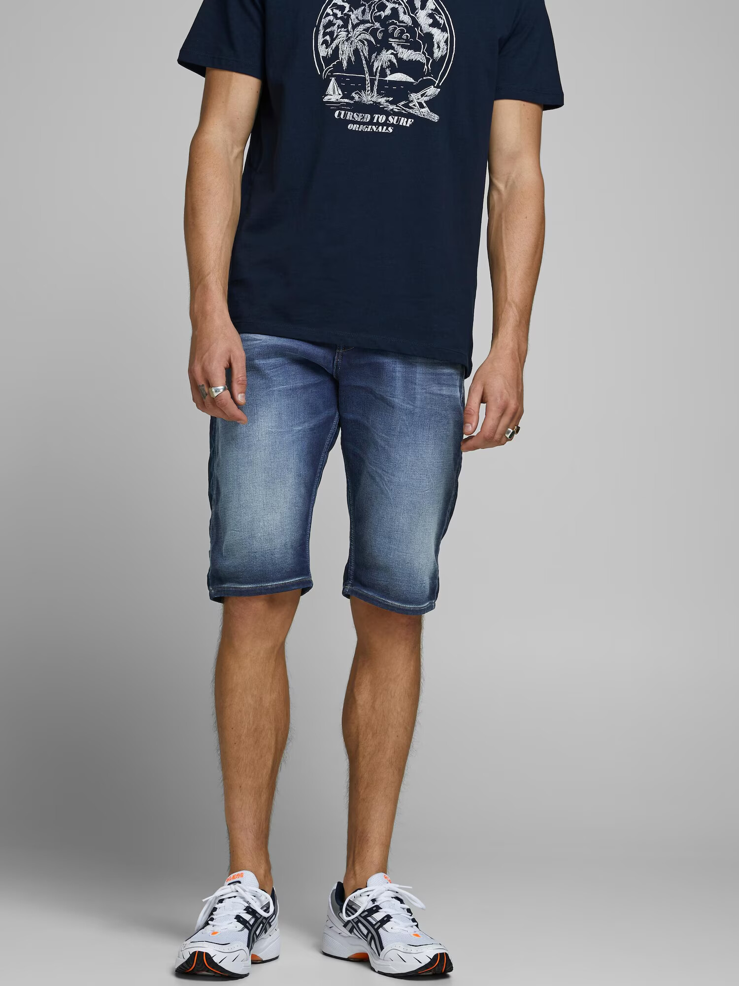 JACK & JONES Džínsy 'Rex' modrá denim - Pepit.sk