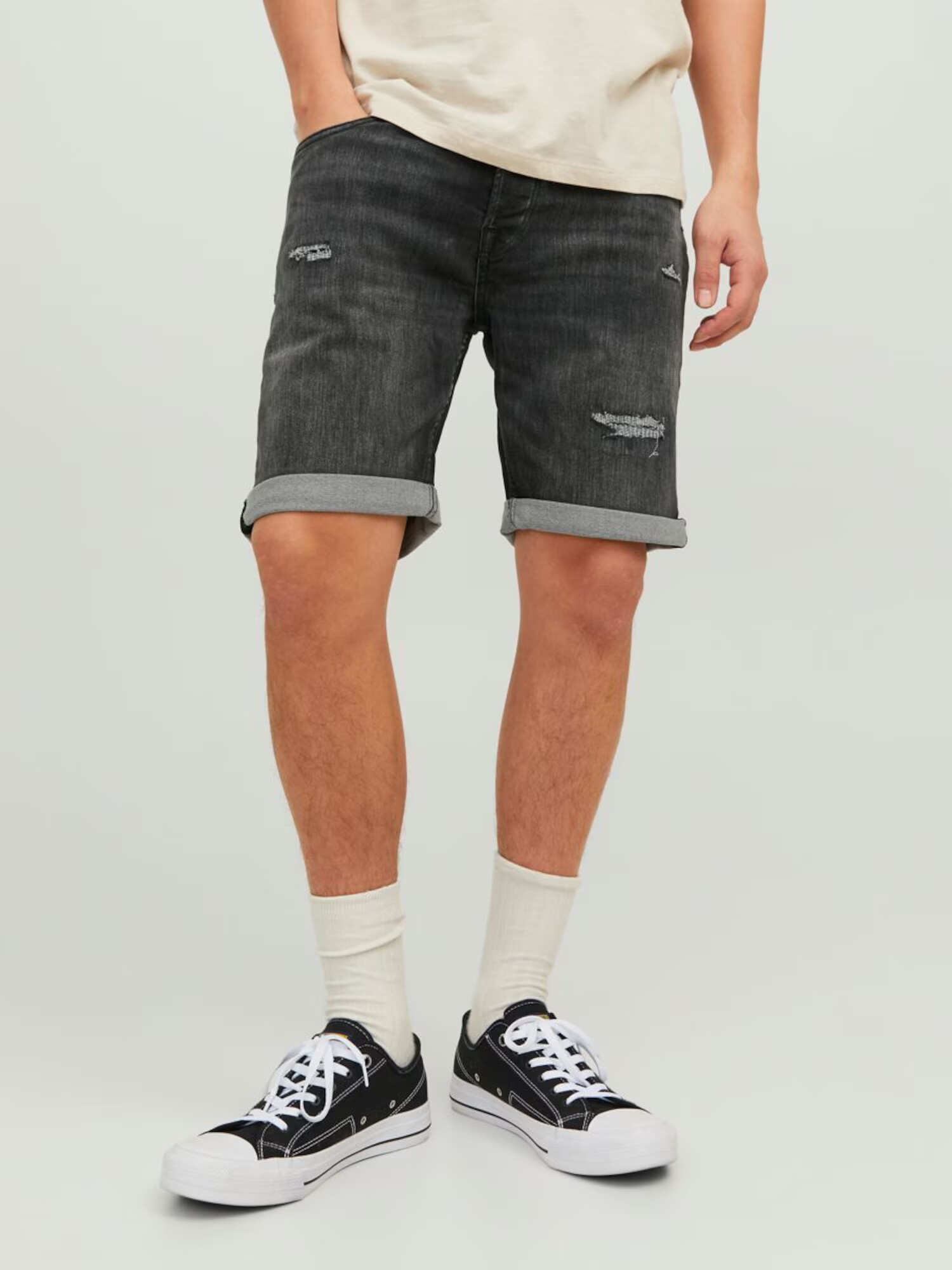 JACK & JONES Džínsy 'Rick' čierny denim - Pepit.sk